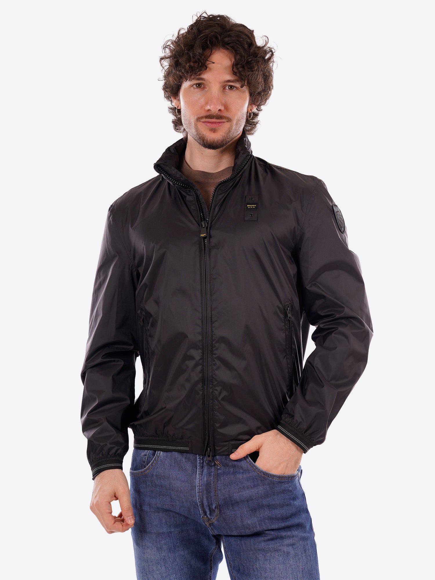Giacca Primaverile BLAUER da Uomo - nero BLUC11027999 NERO