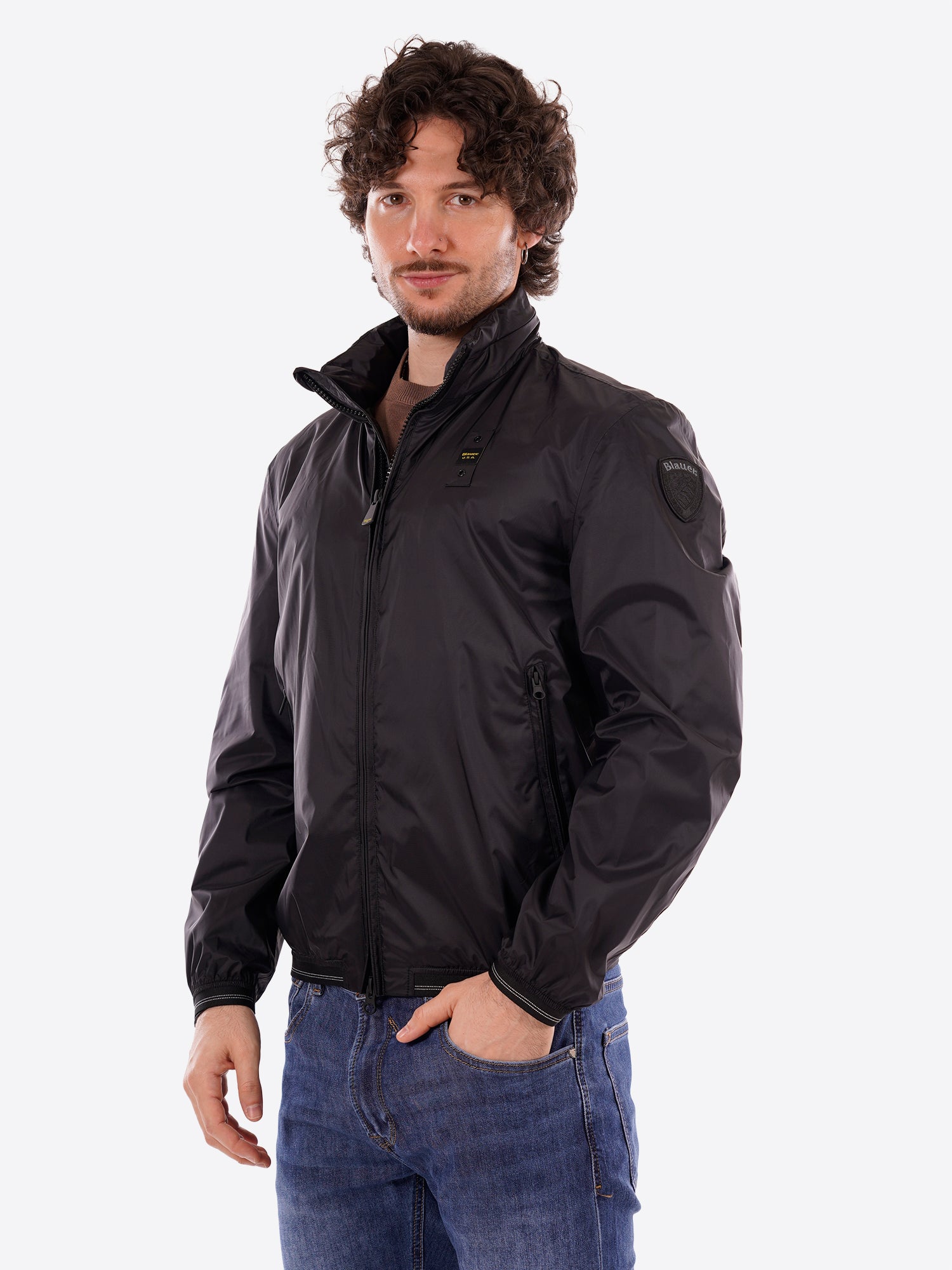 Giacca Primaverile BLAUER da Uomo - nero BLUC11027999 NERO