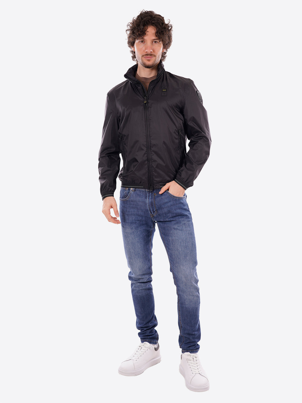 Giacca Primaverile BLAUER da Uomo - nero BLUC11027999 NERO