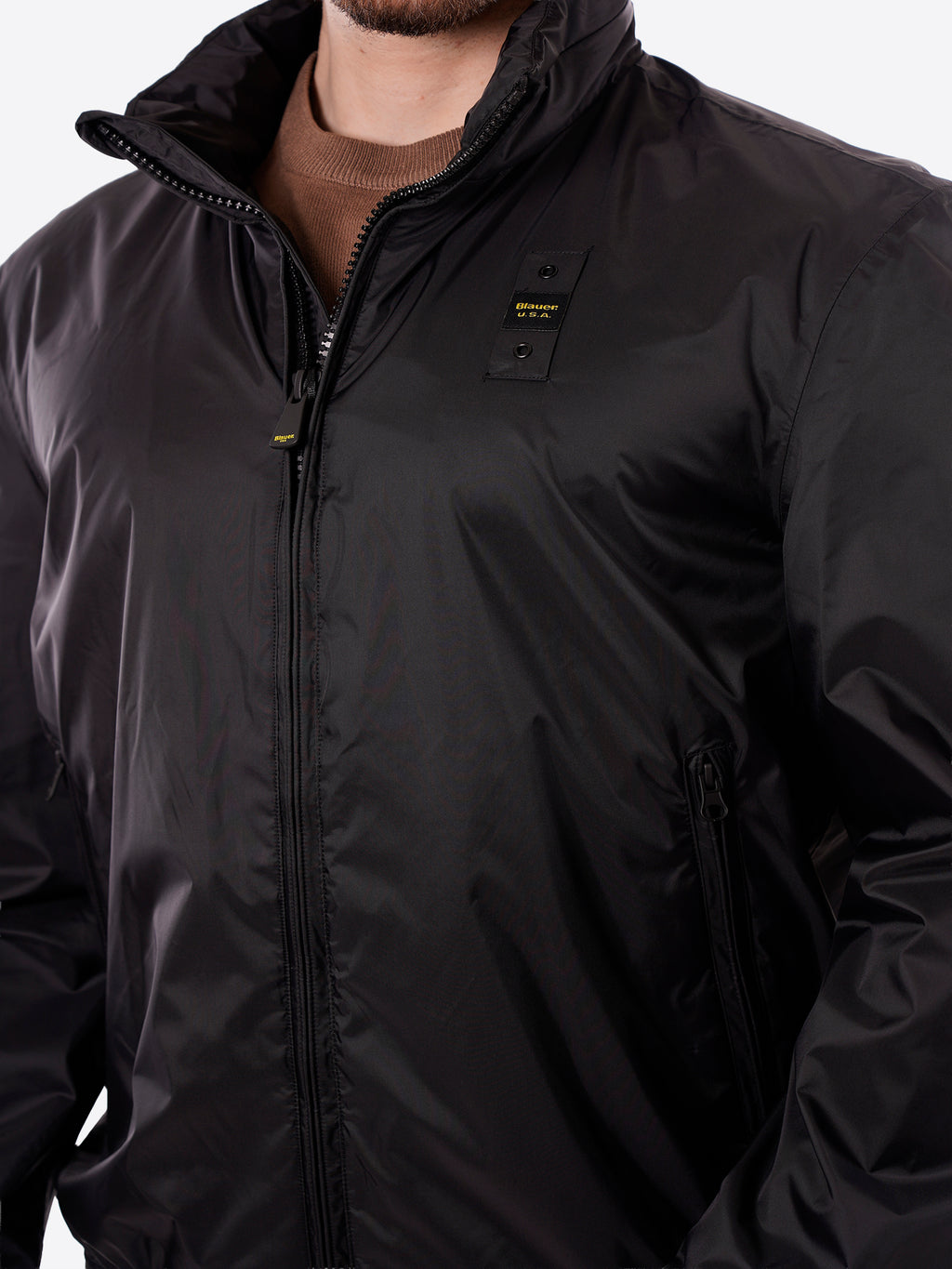 Giacca Primaverile BLAUER da Uomo - nero BLUC11027999 NERO