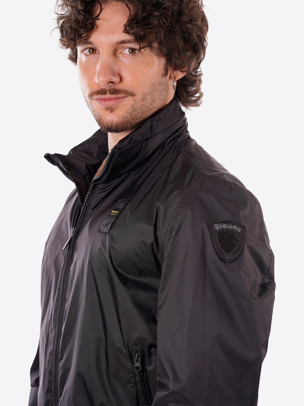 Giacca Primaverile BLAUER da Uomo - nero BLUC11027999 NERO