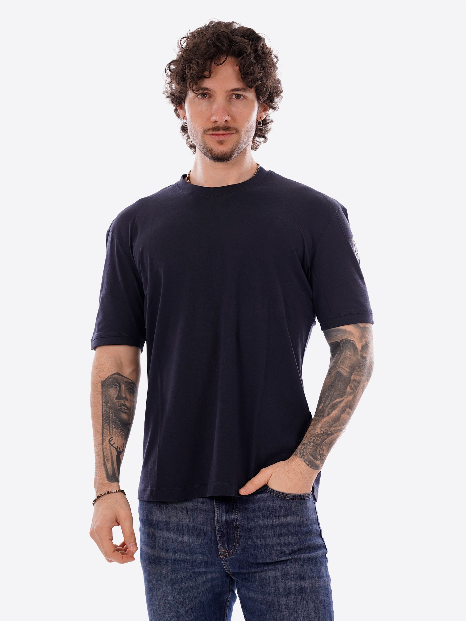 T-shirt BLAUER da Uomo - blu BLUH02068888 BLU