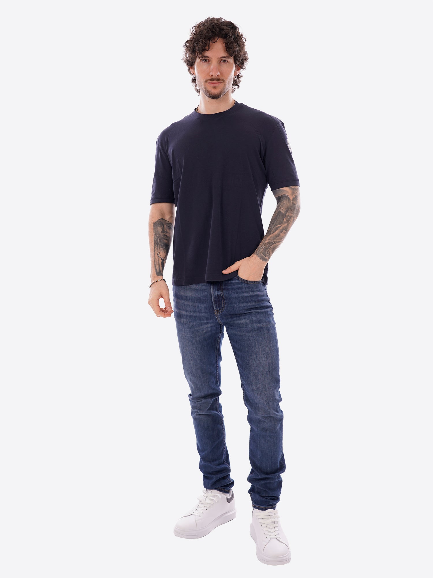 T-shirt BLAUER da Uomo - blu BLUH02068888 BLU