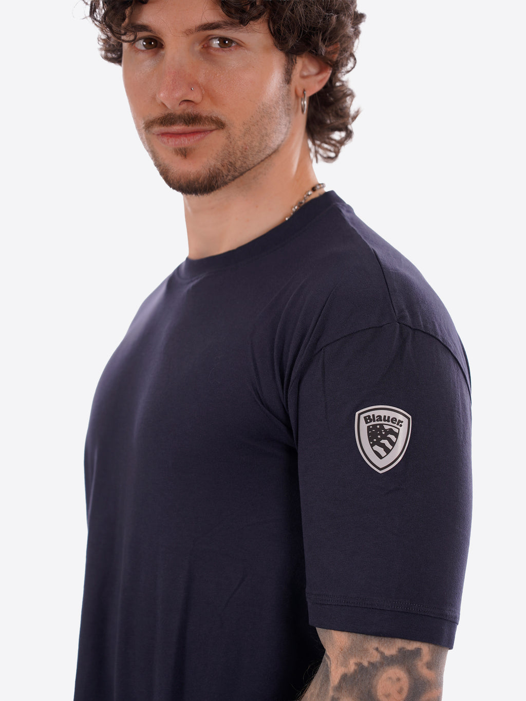 T-shirt BLAUER da Uomo - blu BLUH02068888 BLU