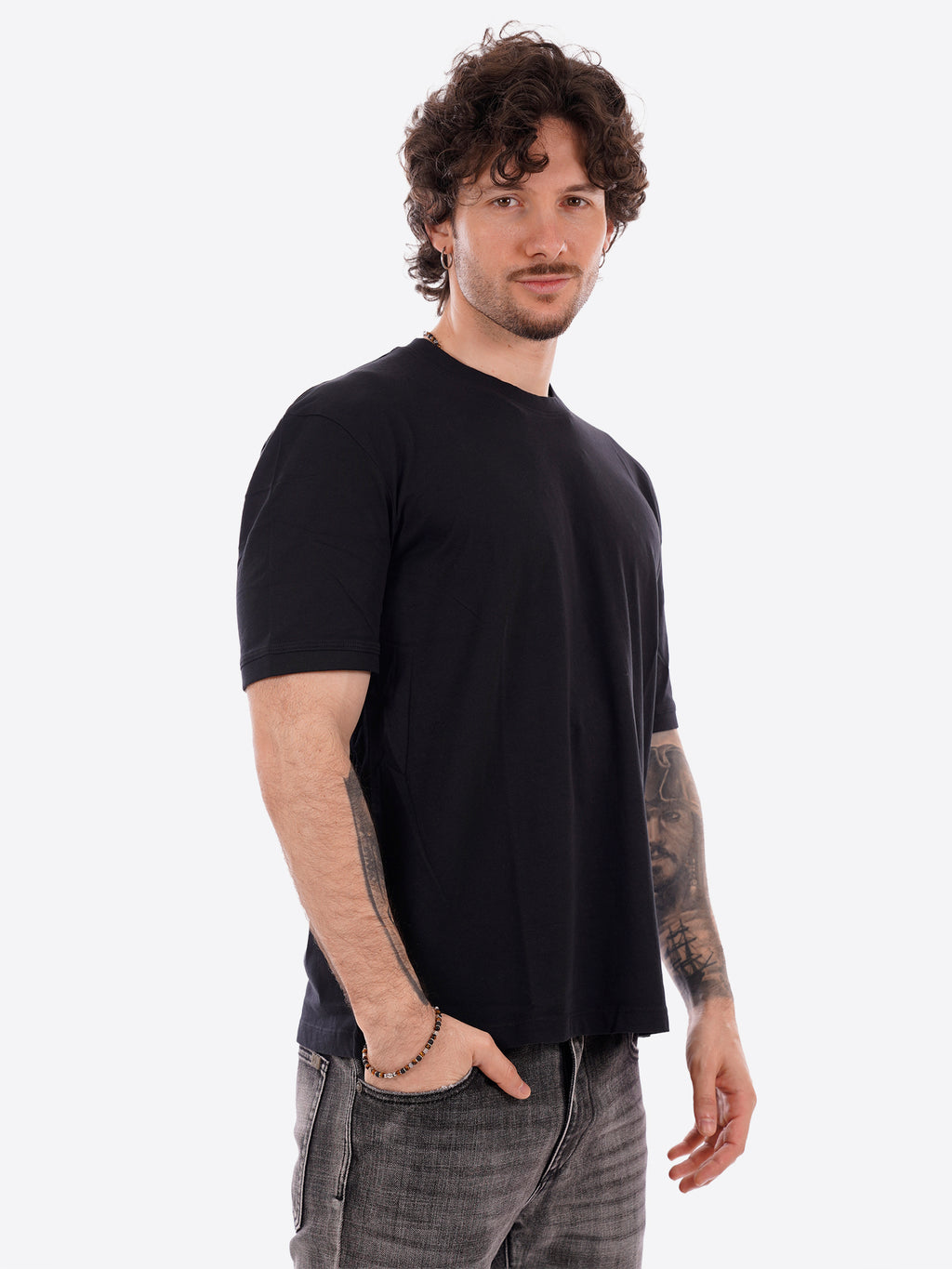 T-shirt BLAUER da Uomo - nero BLUH02068999 NERO