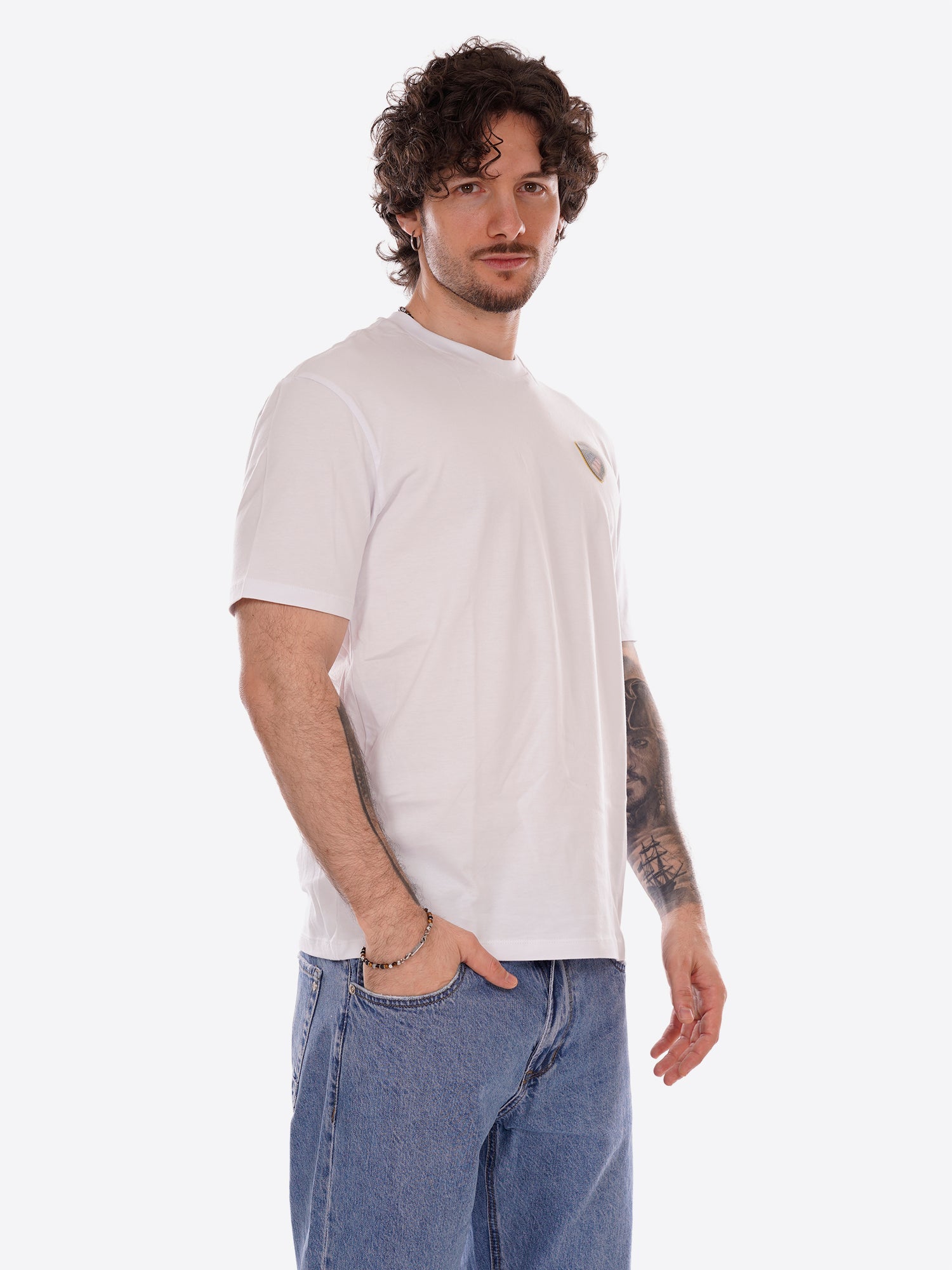 T-shirt BLAUER da Uomo - bianco BLUH02284100 BIANCO