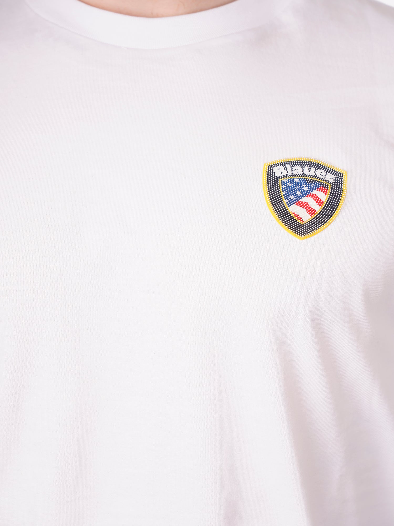 T-shirt BLAUER da Uomo - bianco BLUH02284100 BIANCO