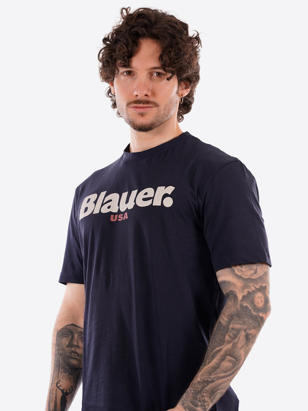 T-shirt BLAUER da Uomo - blu BLUH02299888 BLU