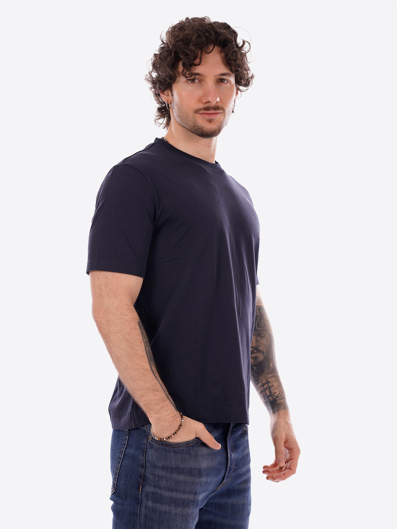 T-shirt BLAUER da Uomo - blu BLUH02300888 BLU