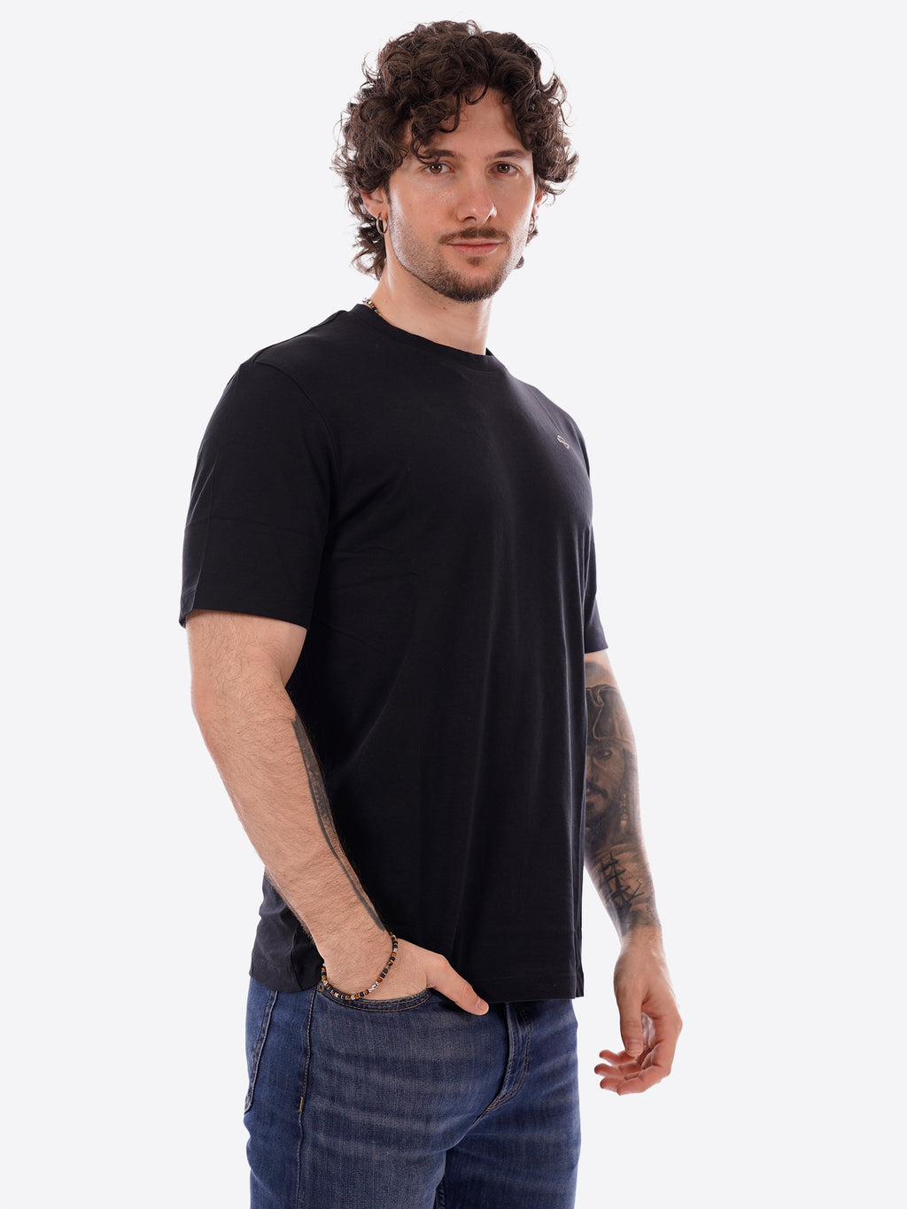 T-shirt BLAUER da Uomo - nero BLUH02300999 NERO
