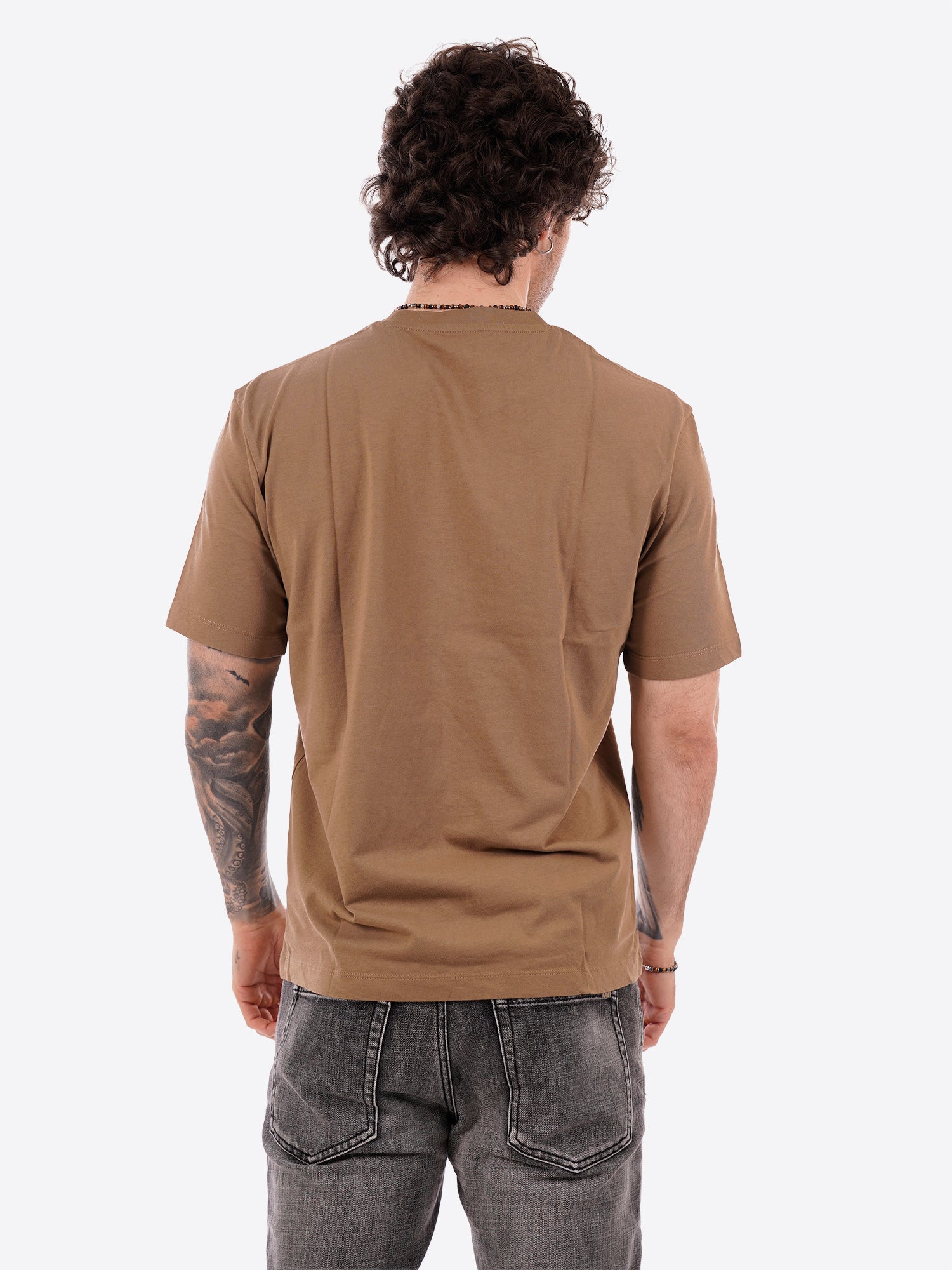 T-shirt BLAUER da Uomo - marrone BLUH02302340 NOCCIOLA