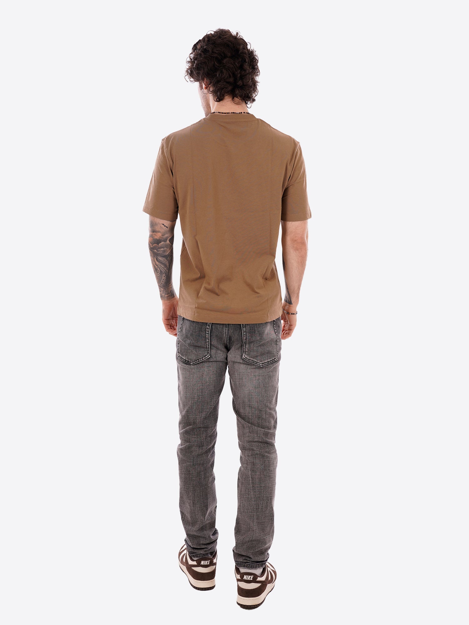 T-shirt BLAUER da Uomo - marrone BLUH02302340 NOCCIOLA