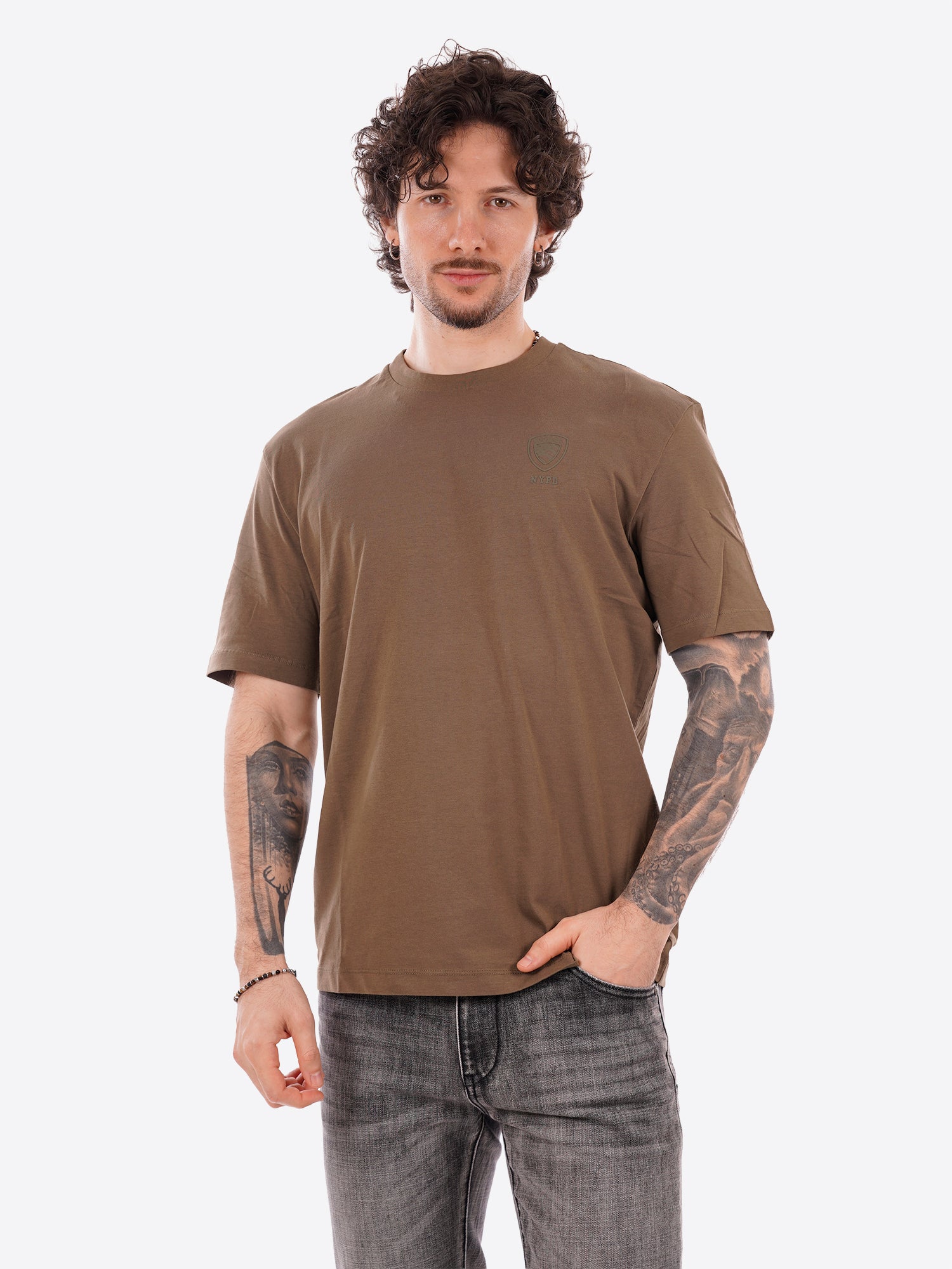 T-shirt BLAUER da Uomo - verde BLUH0230260H VERDE
