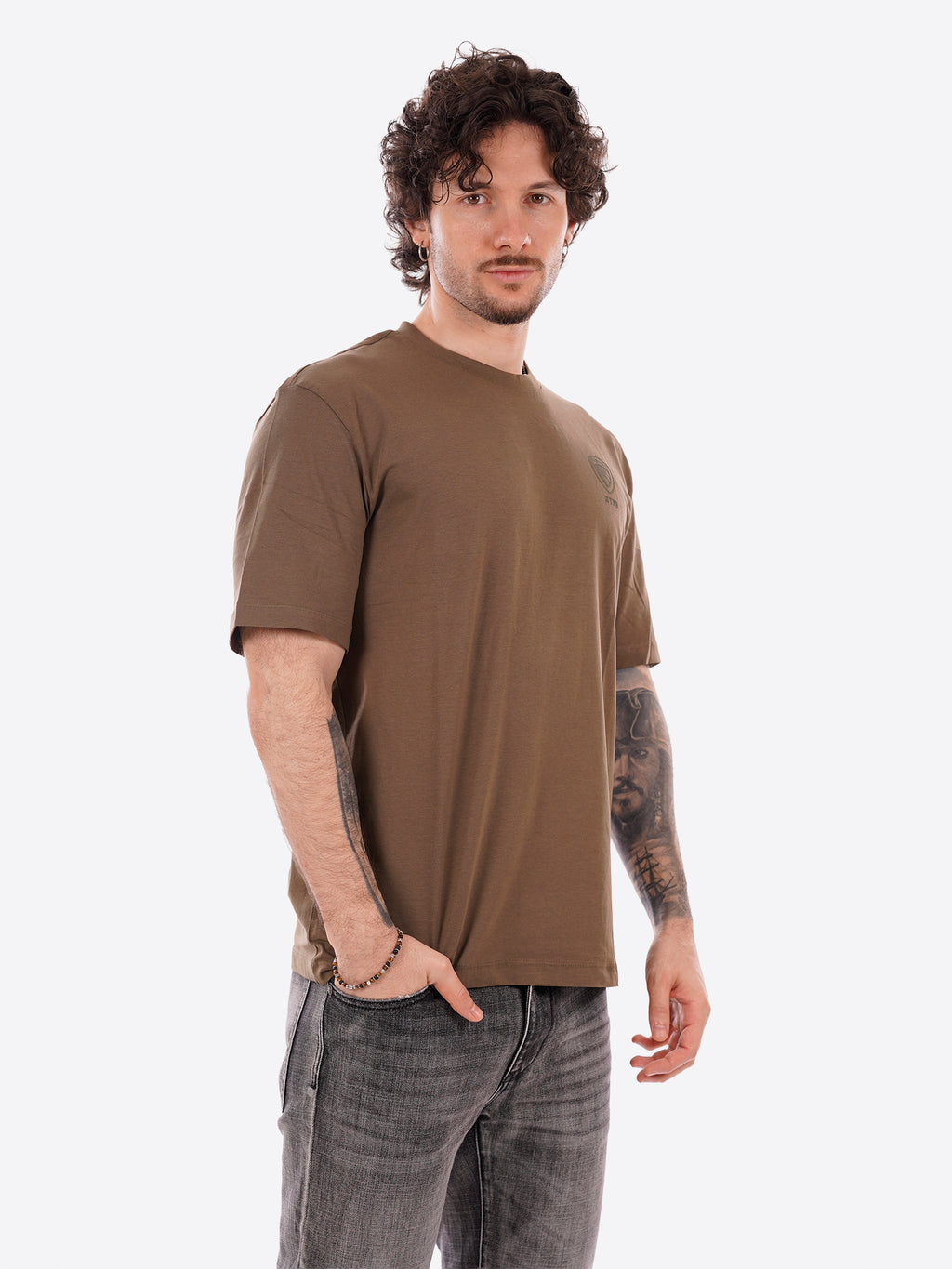 T-shirt BLAUER da Uomo - verde BLUH0230260H VERDE