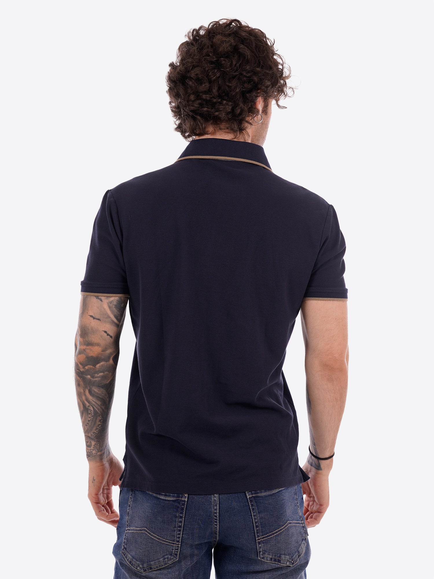 Polo maniche corte BLAUER da Uomo - blu BLUT02288888 BLU