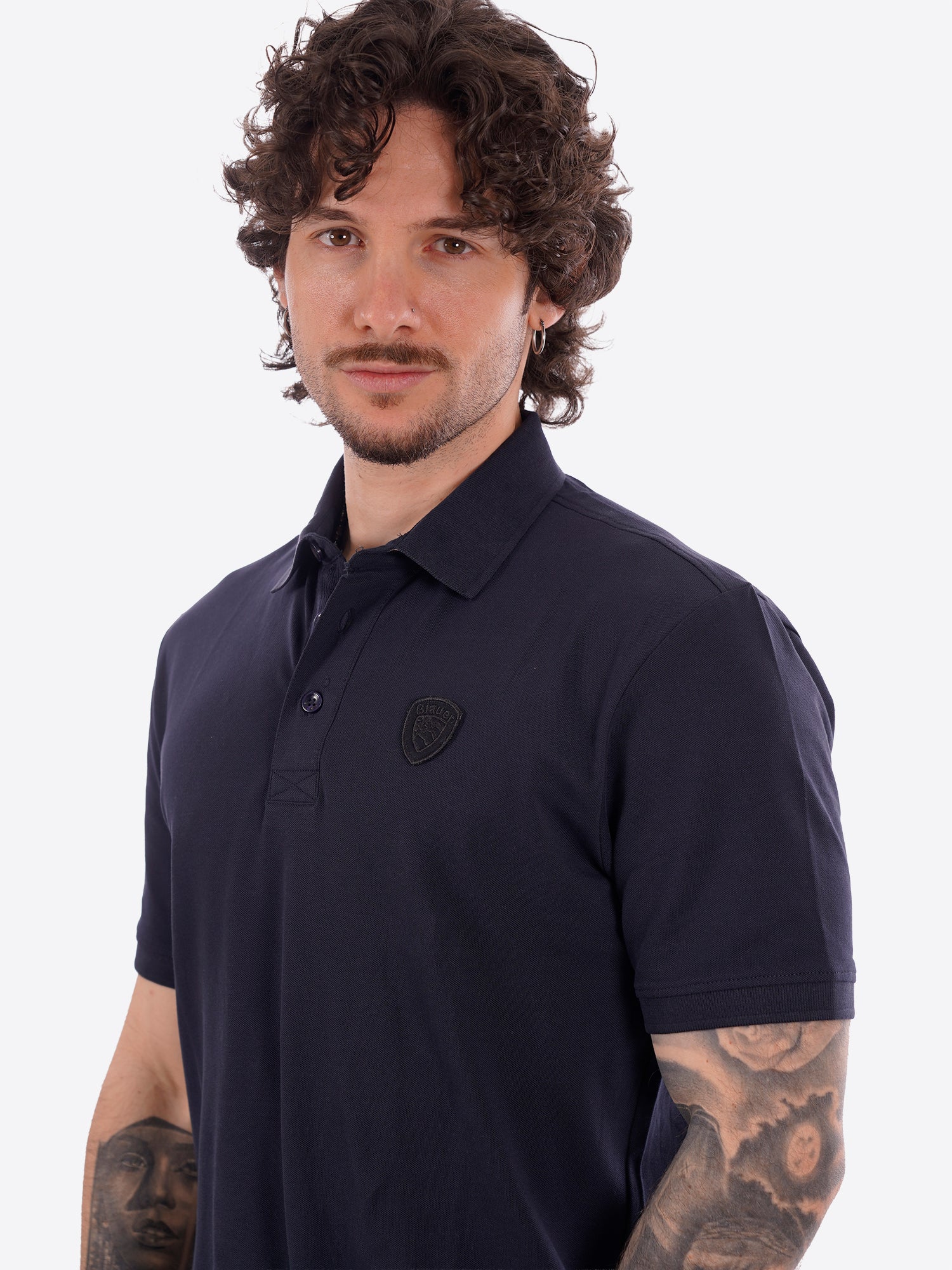 Polo maniche corte BLAUER da Uomo - blu BLUT02298888 BLU