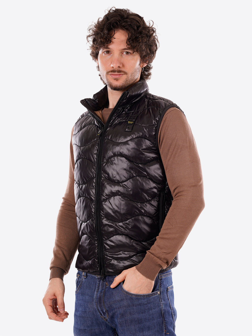 Piumino Smanicato BLAUER da Uomo - nero BLUX02184999 NERO