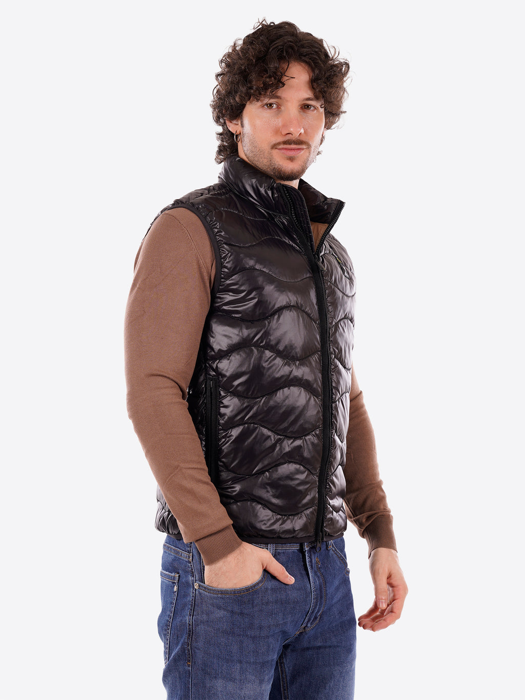 Piumino Smanicato BLAUER da Uomo - nero BLUX02184999 NERO