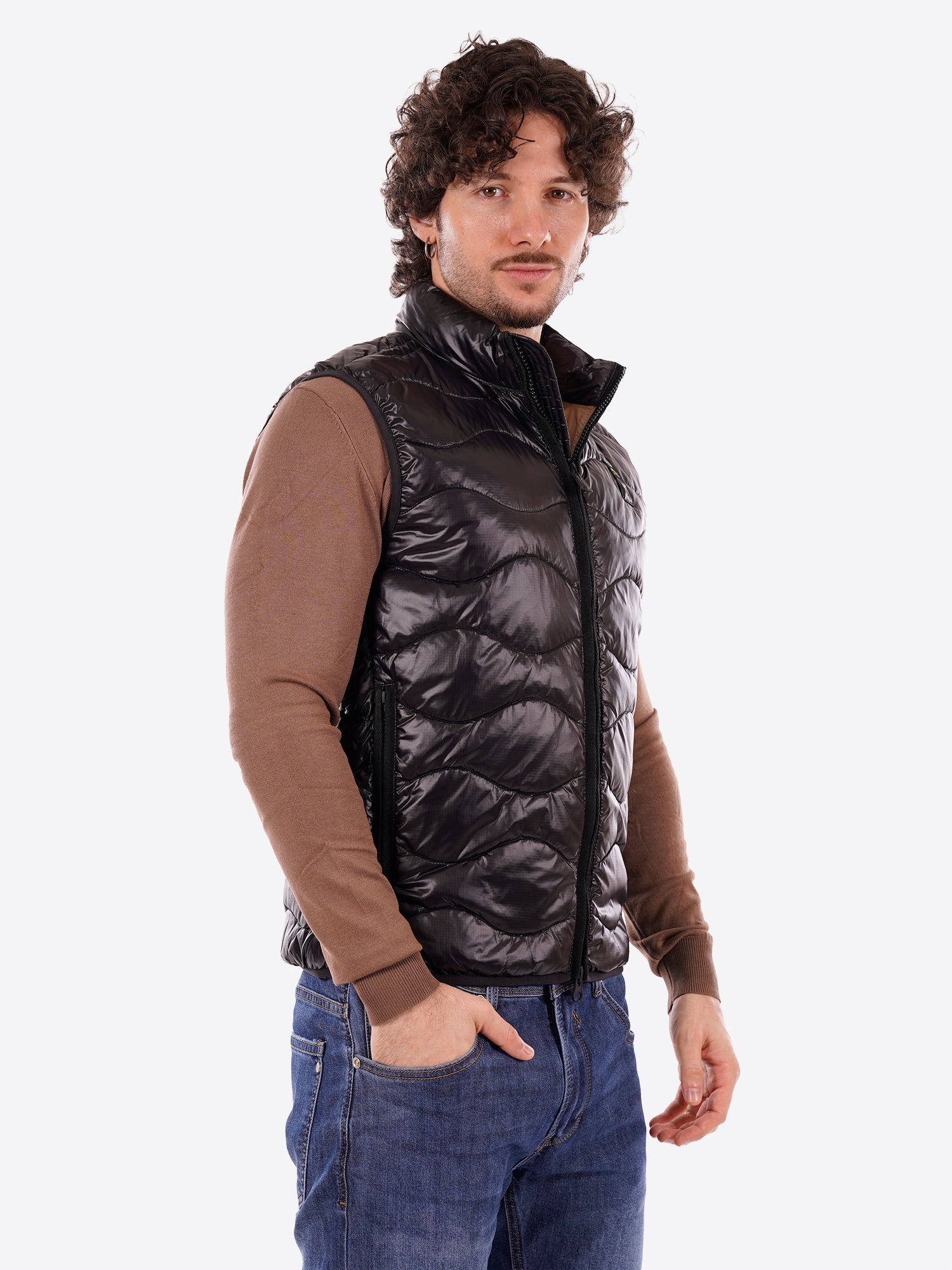 Piumino Smanicato BLAUER da Uomo - nero BLUX02184999 NERO