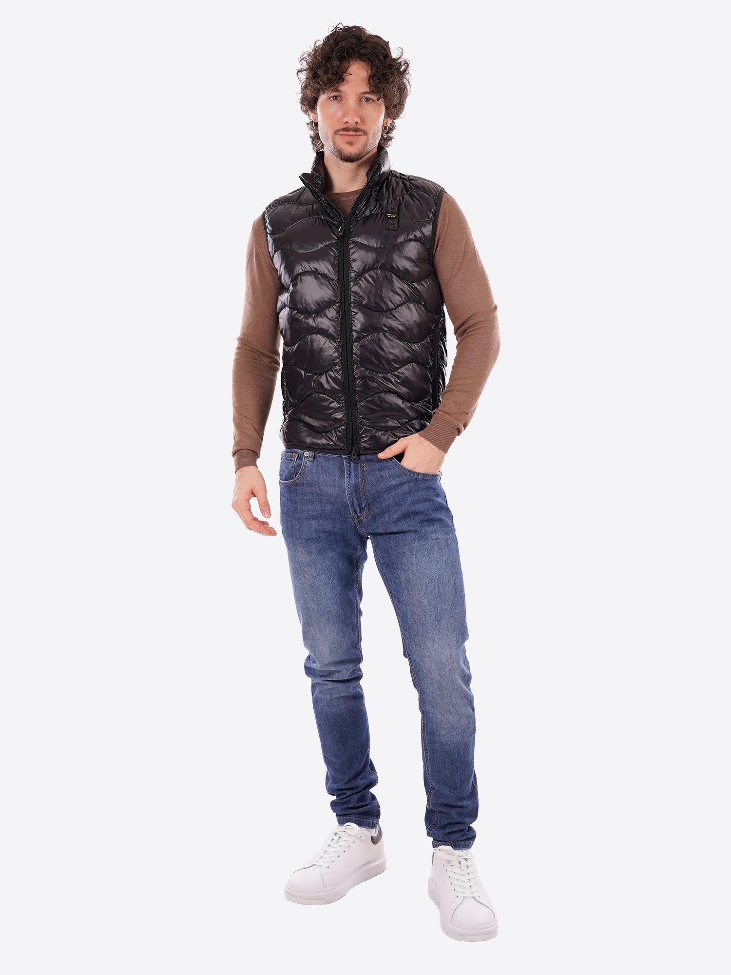 Piumino Smanicato BLAUER da Uomo - nero BLUX02184999 NERO