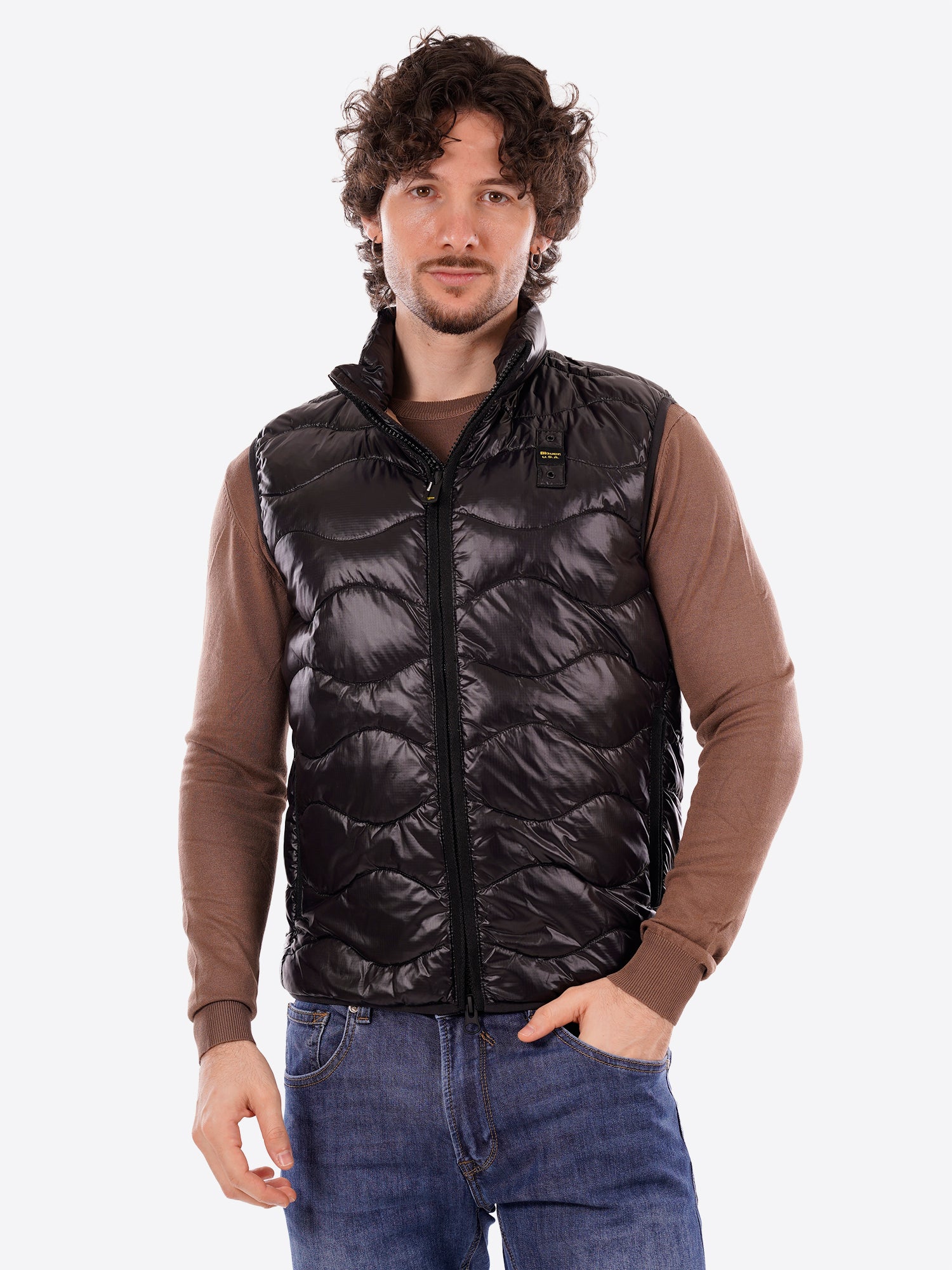 Piumino Smanicato BLAUER da Uomo - nero BLUX02184999 NERO