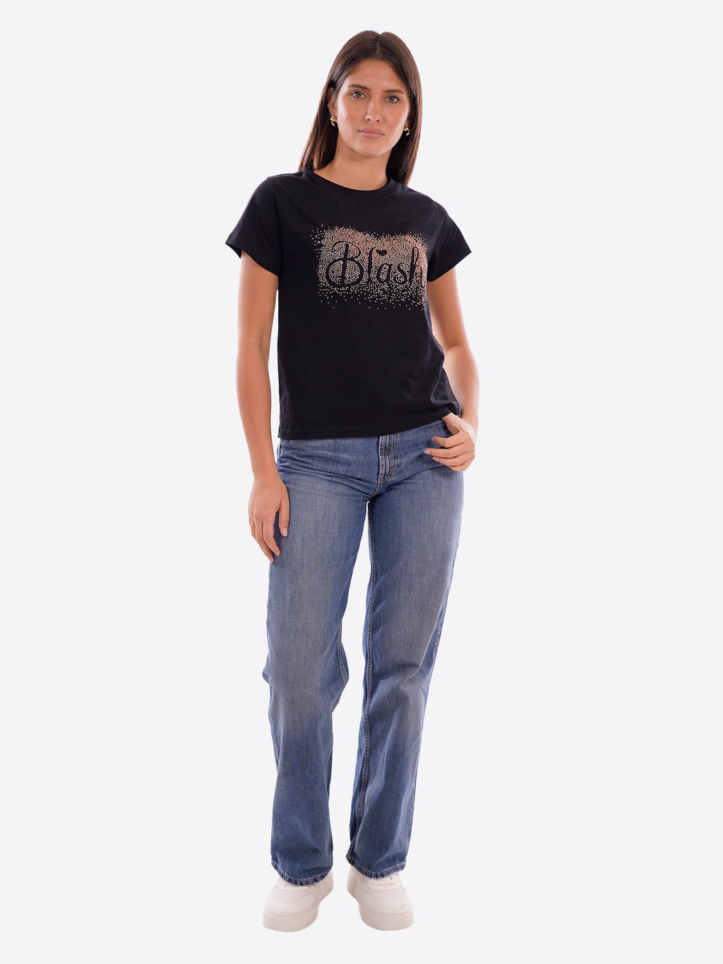 T-shirt BLUSH da Donna - nero BS1710017BLK