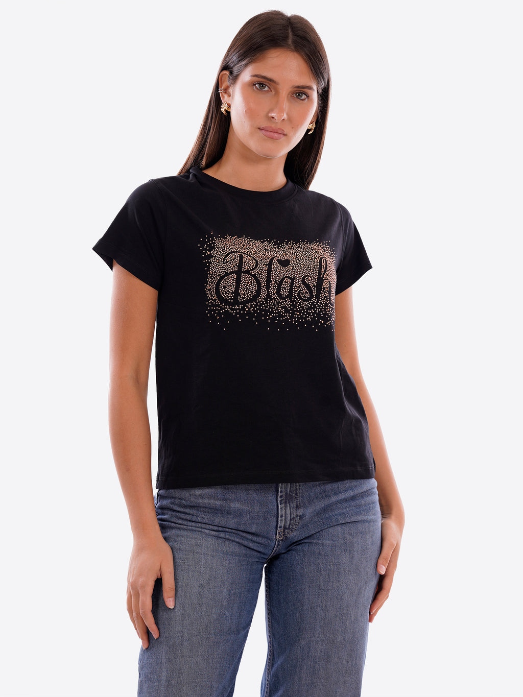 T-shirt BLUSH da Donna - nero BS1710017BLK