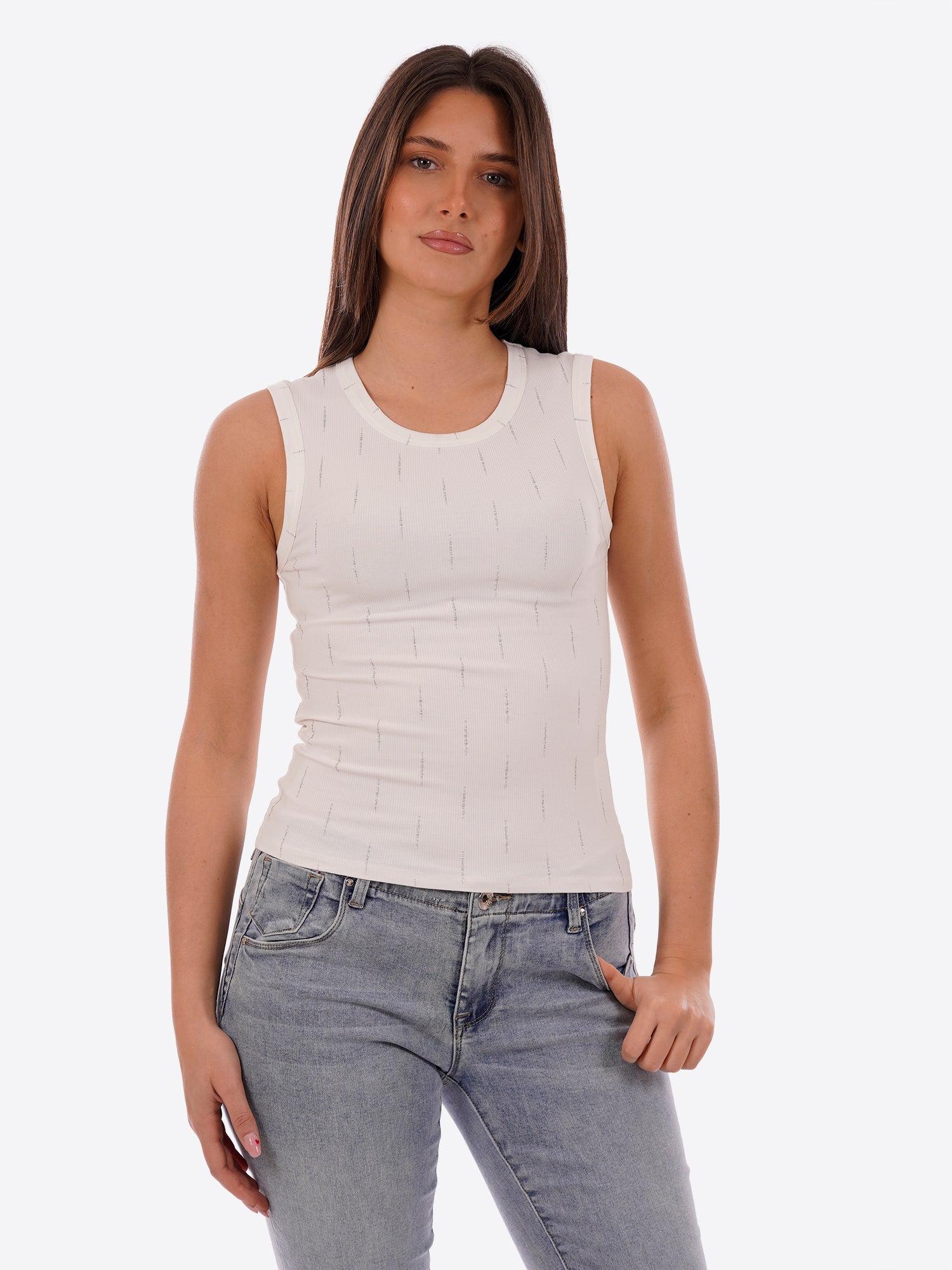 Canotta BLUSH da Donna - bianco BS1710600WHT