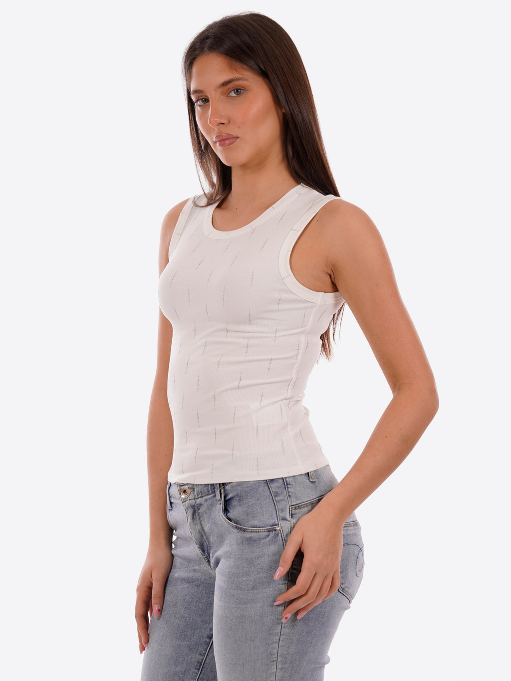 Canotta BLUSH da Donna - bianco BS1710600WHT