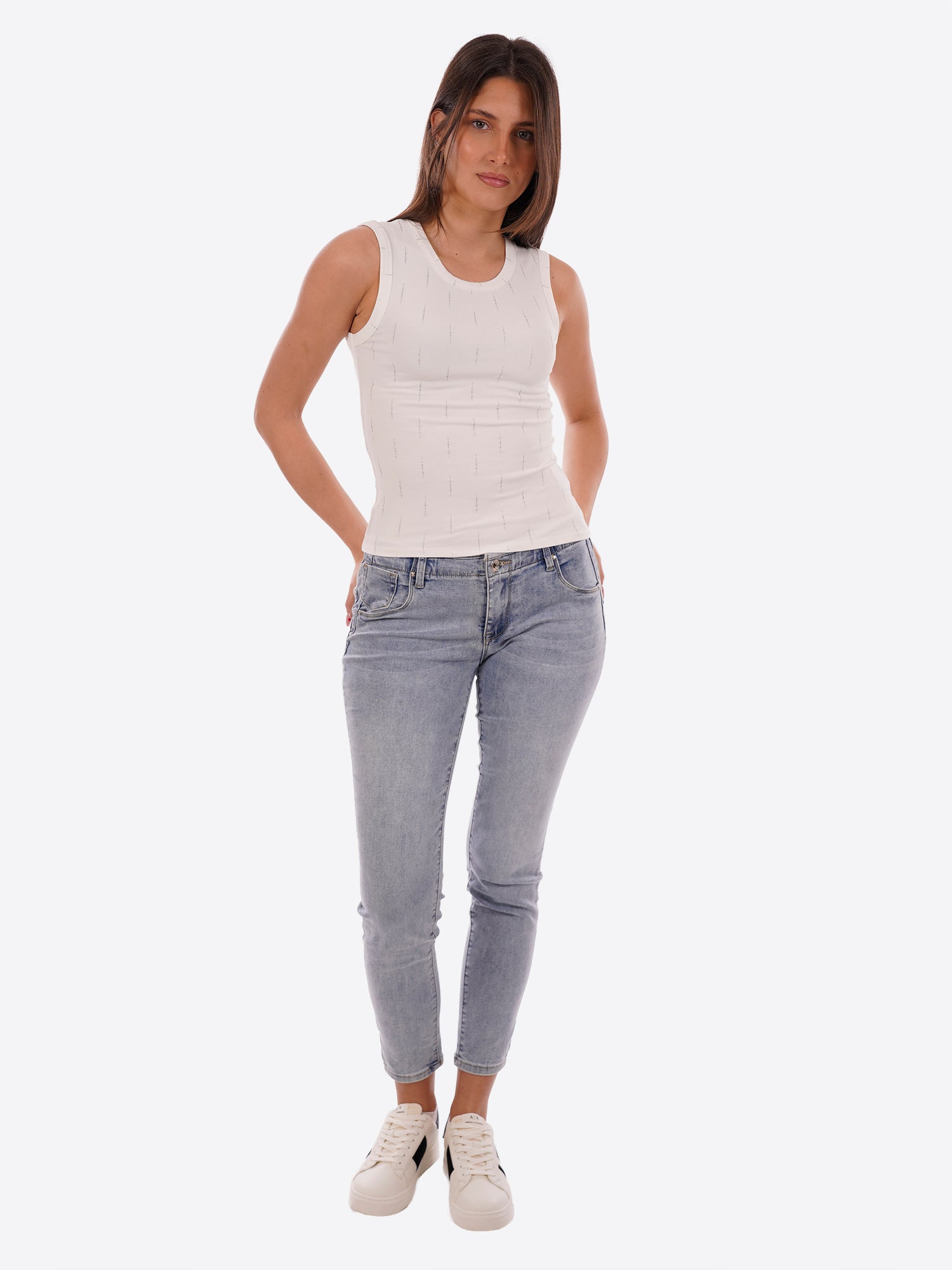 Canotta BLUSH da Donna - bianco BS1710600WHT