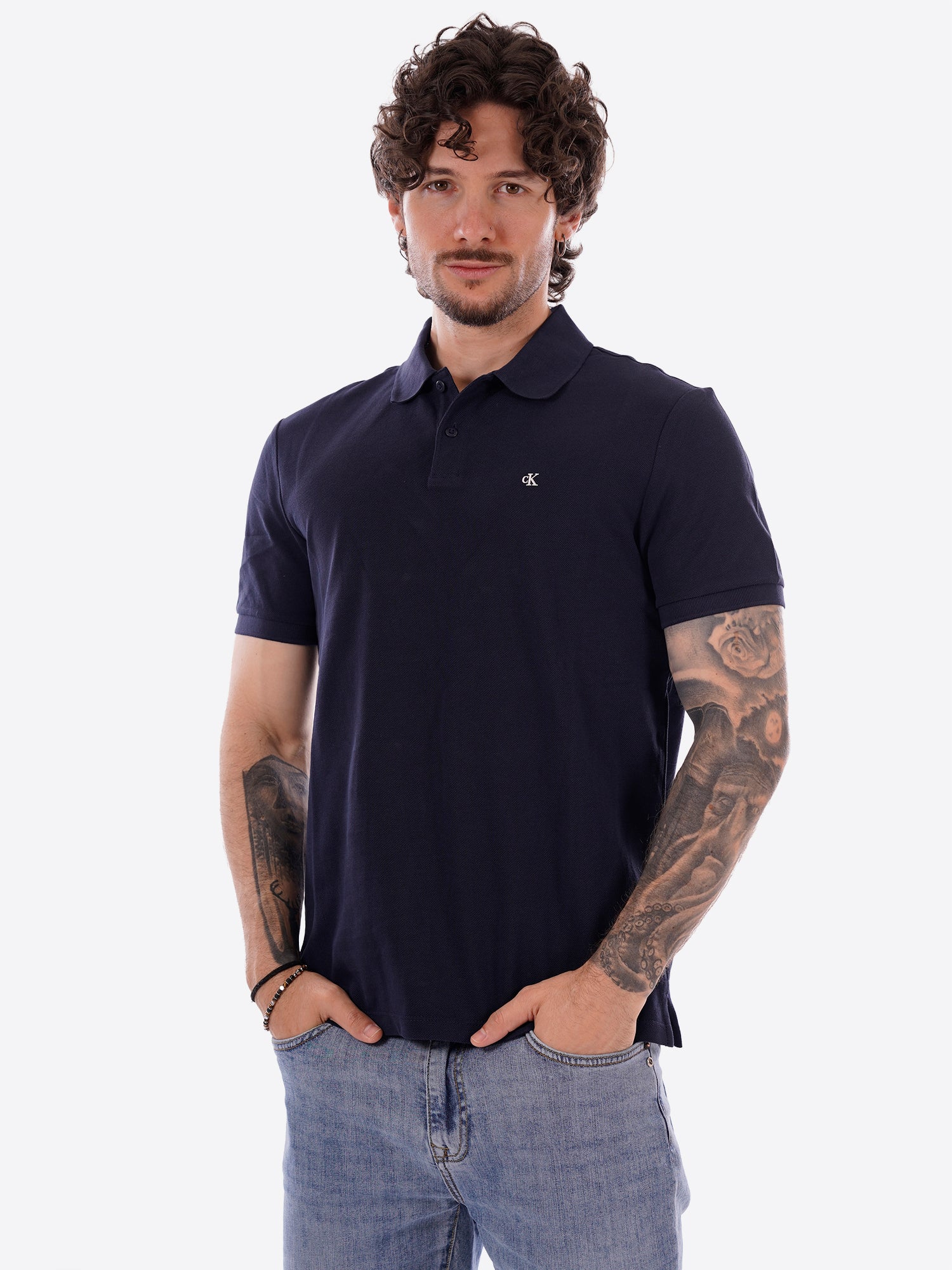 Polo CALVIN KLEIN da Uomo - blu LV040EM269CEF
