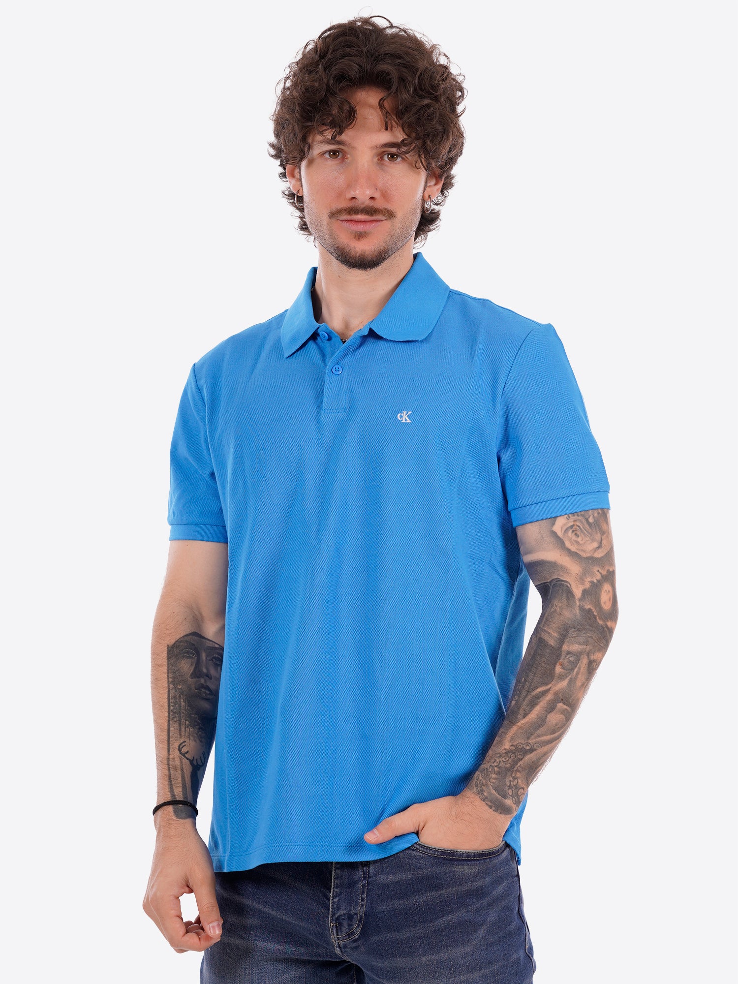 Polo CALVIN KLEIN da Uomo - blu LV040EM269CFM