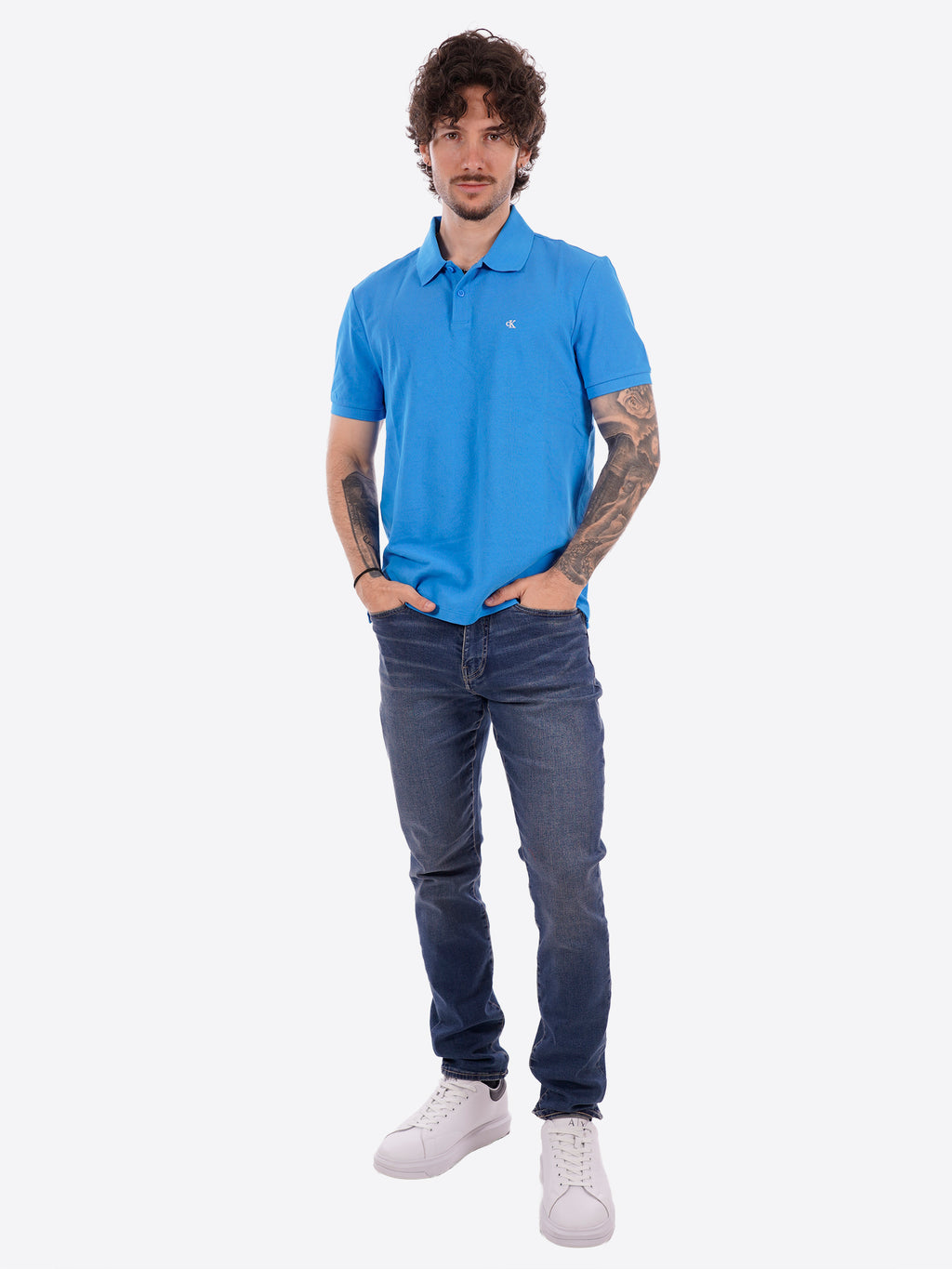 Polo CALVIN KLEIN da Uomo - blu LV040EM269CFM