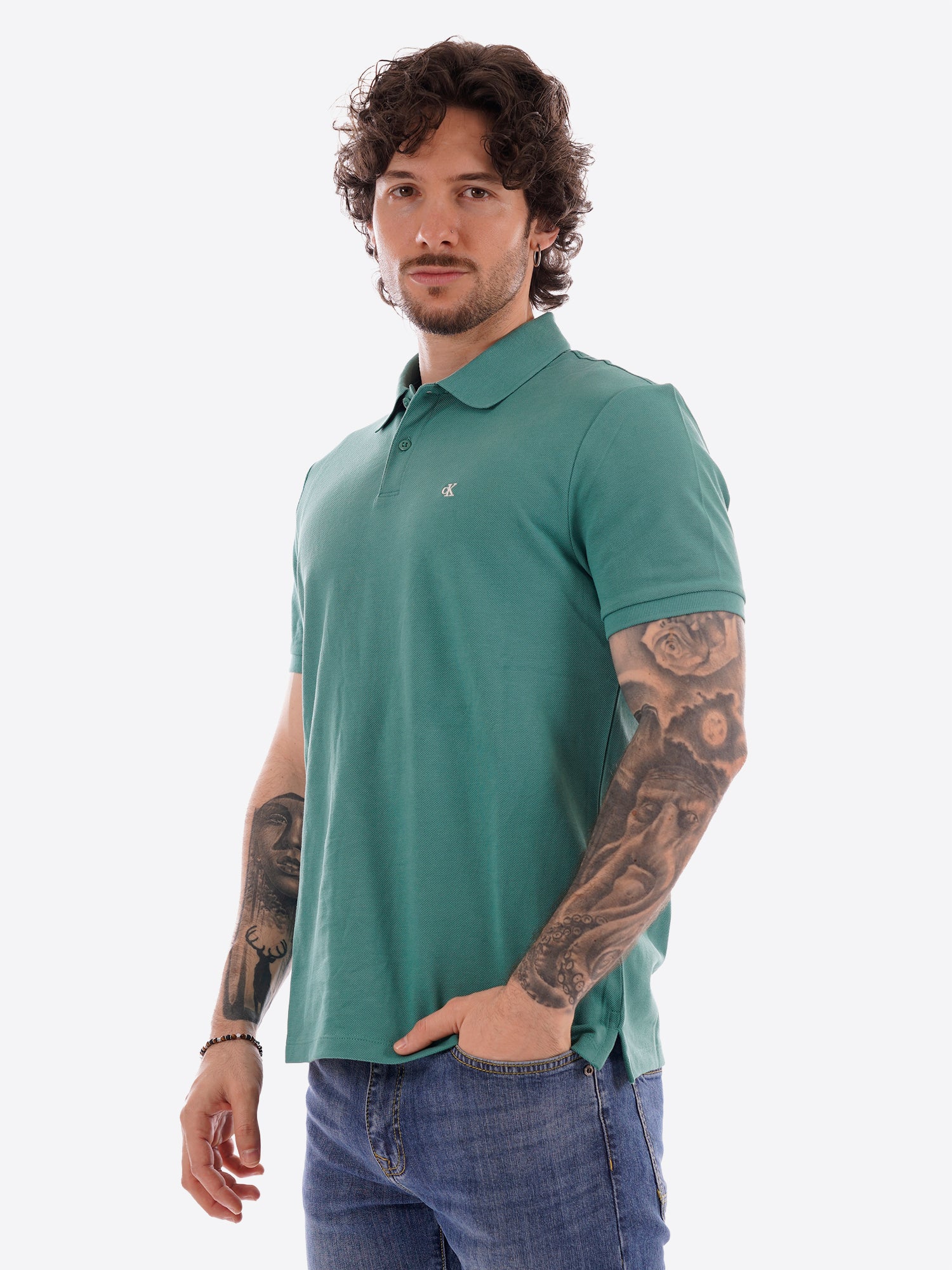 Polo CALVIN KLEIN da Uomo - verde LV040EM269VFL
