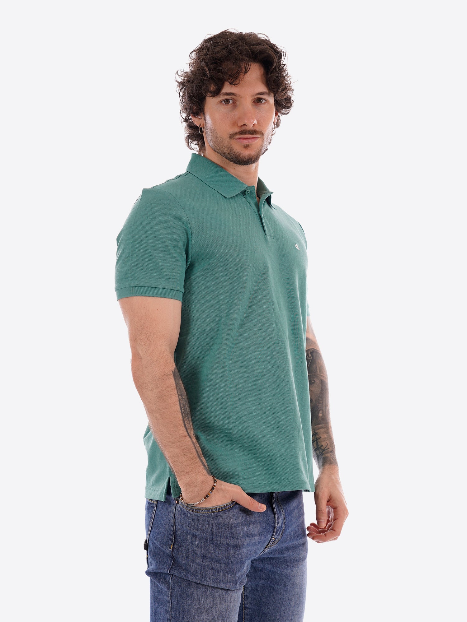 Polo CALVIN KLEIN da Uomo - verde LV040EM269VFL