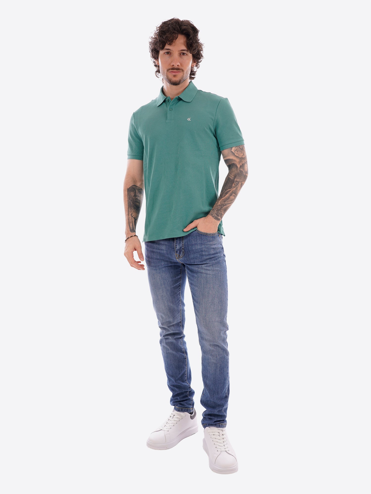 Polo CALVIN KLEIN da Uomo - verde LV040EM269VFL
