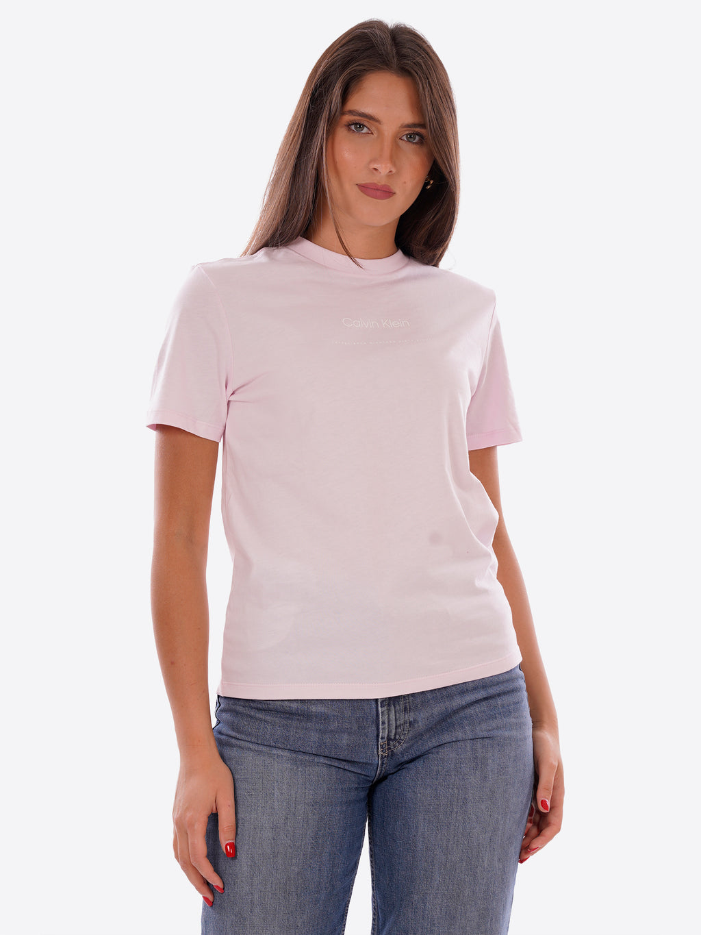 T-shirt CALVIN KLEIN da Donna - rosa LV047C811G8Z6