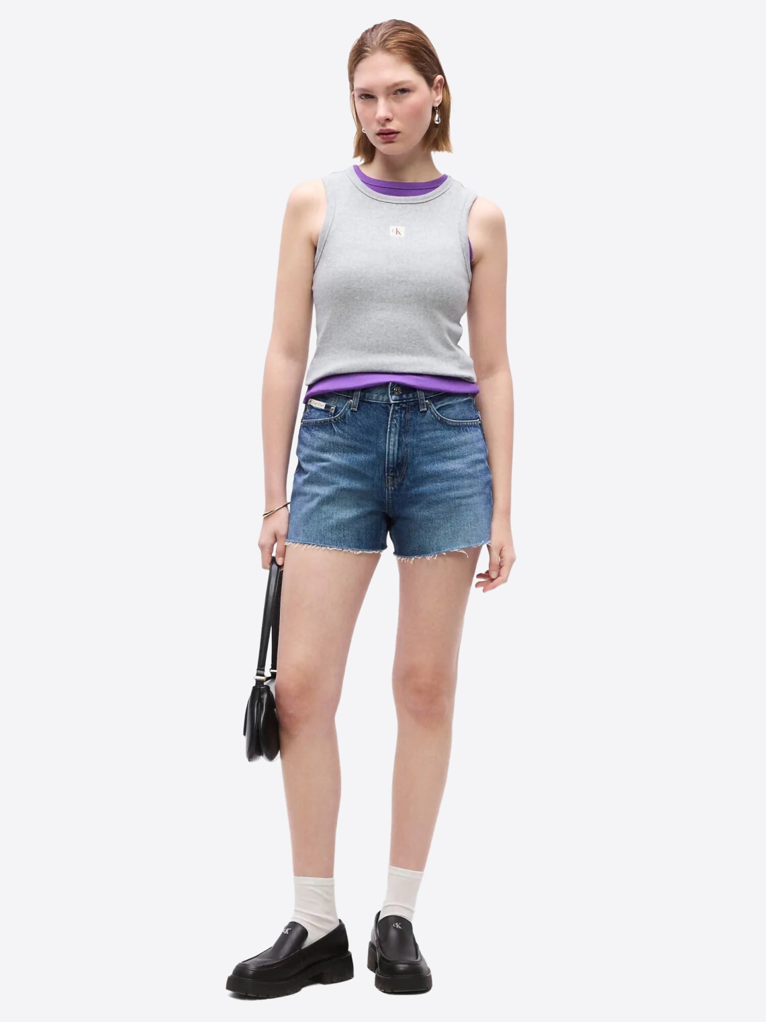 Shorts CALVIN KLEIN da Donna - nero LV047F766GXHF