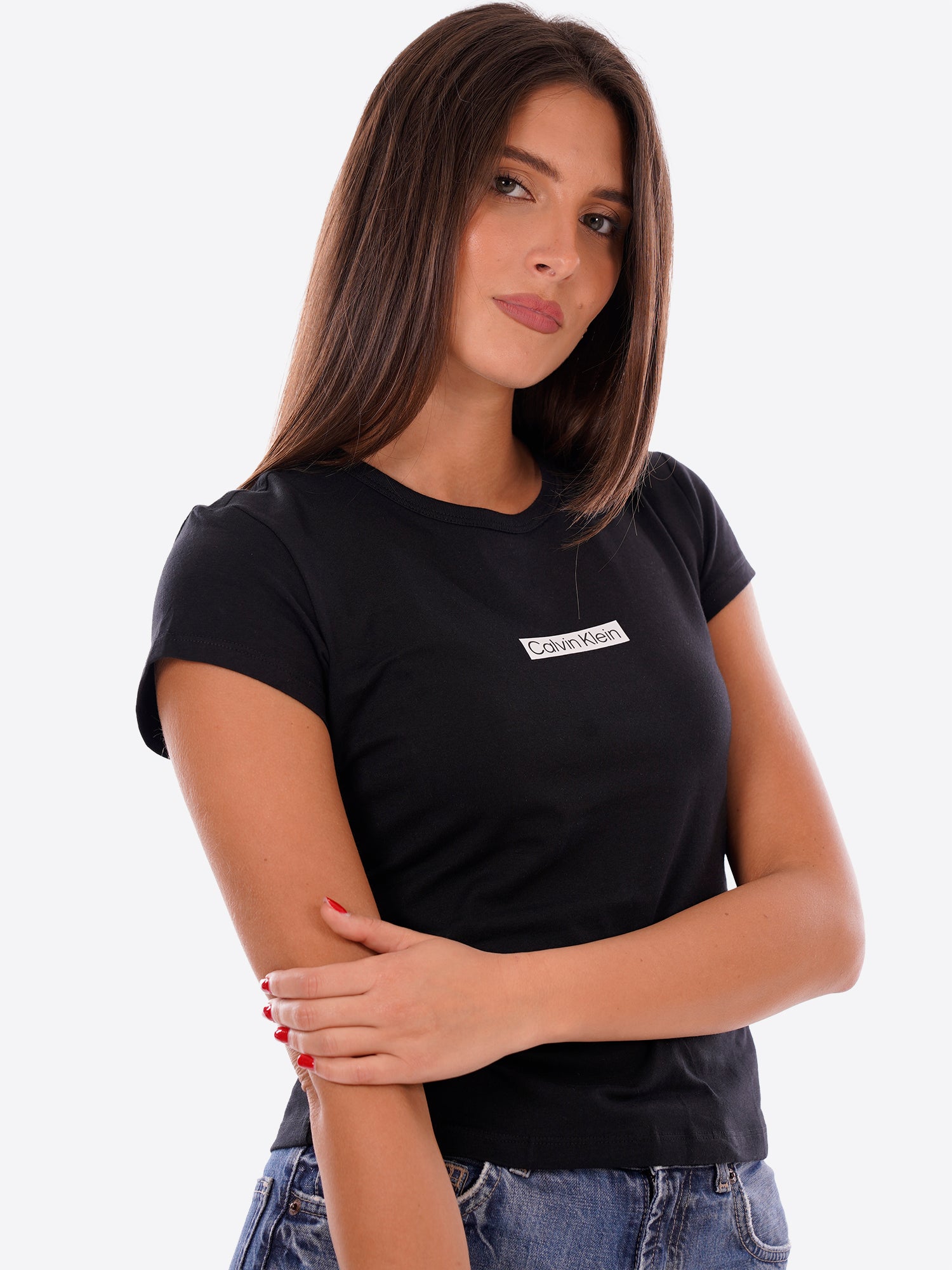 T-shirt CALVIN KLEIN da Donna - nero LV047F842GUB1