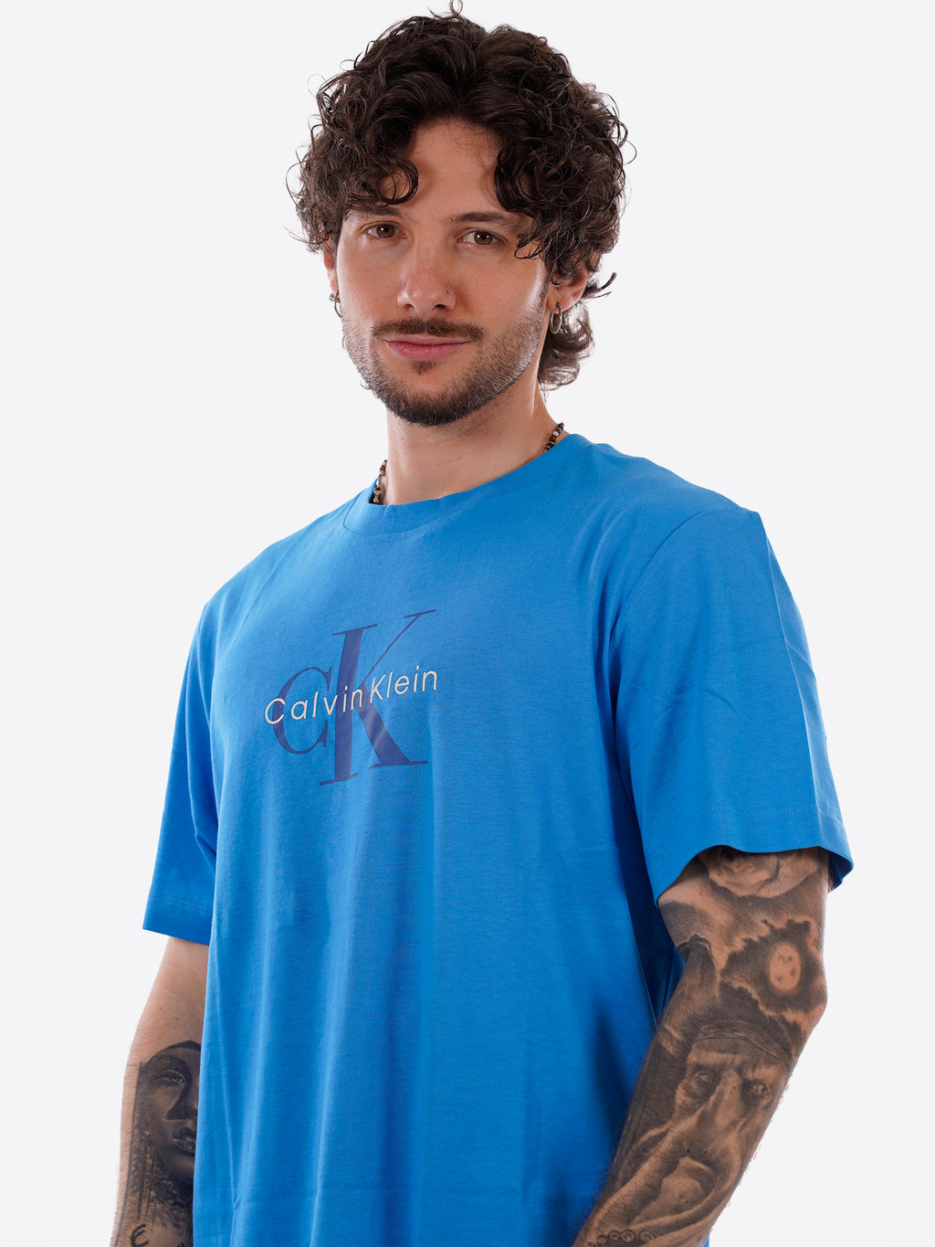 T-shirt CALVIN KLEIN da Uomo - blu LV04RB862GCFM