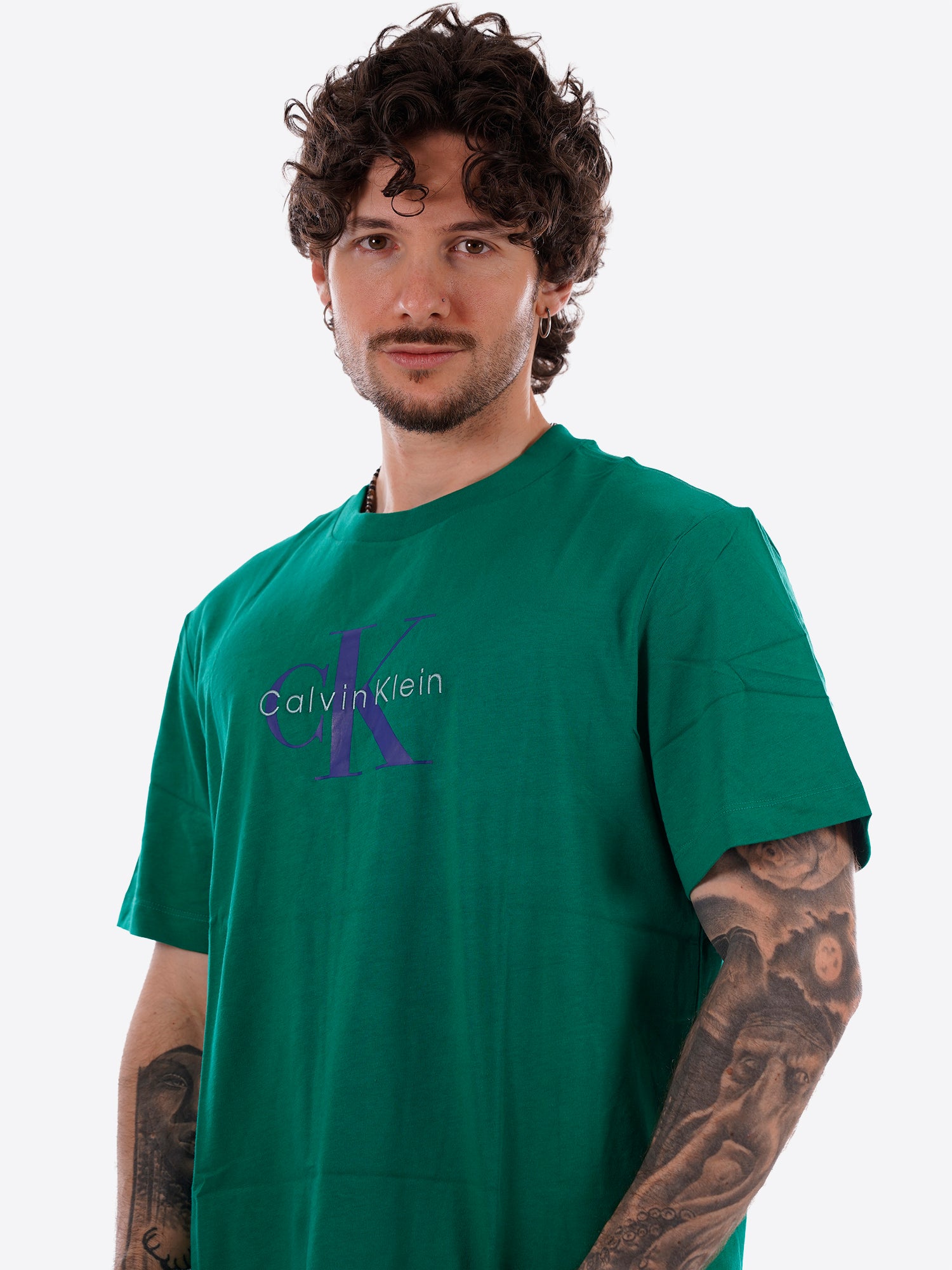 T-shirt CALVIN KLEIN da Uomo - verde LV04RB862GL4G