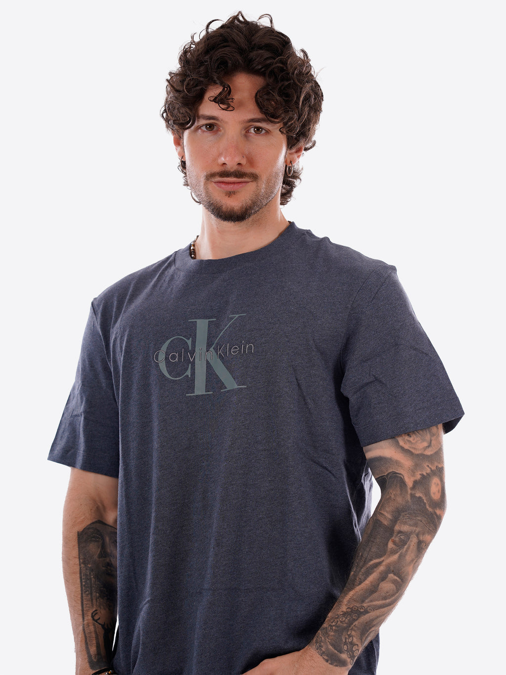 T-shirt CALVIN KLEIN da Uomo - blu LV04RB862GR9F