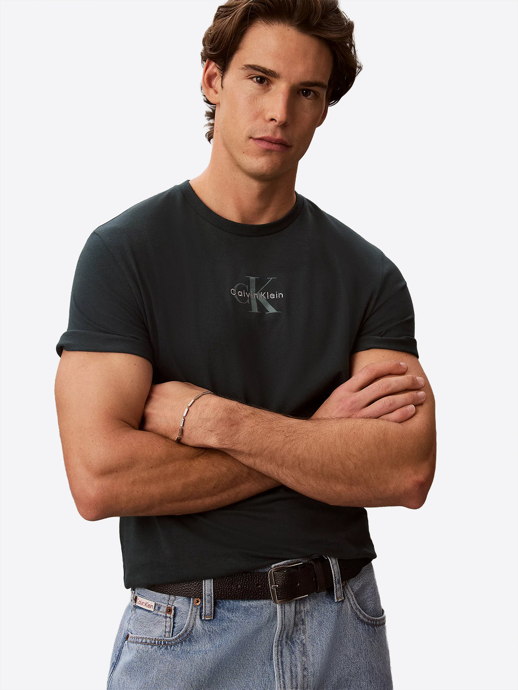 T-shirt CALVIN KLEIN da Uomo - blu LV04RB866GPZM
