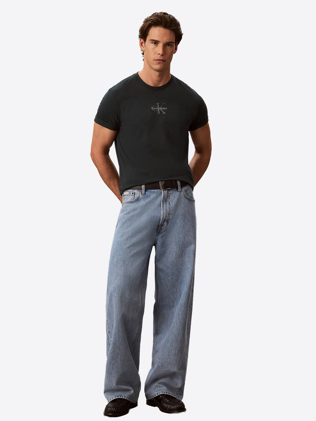 T-shirt CALVIN KLEIN da Uomo - blu LV04RB866GPZM