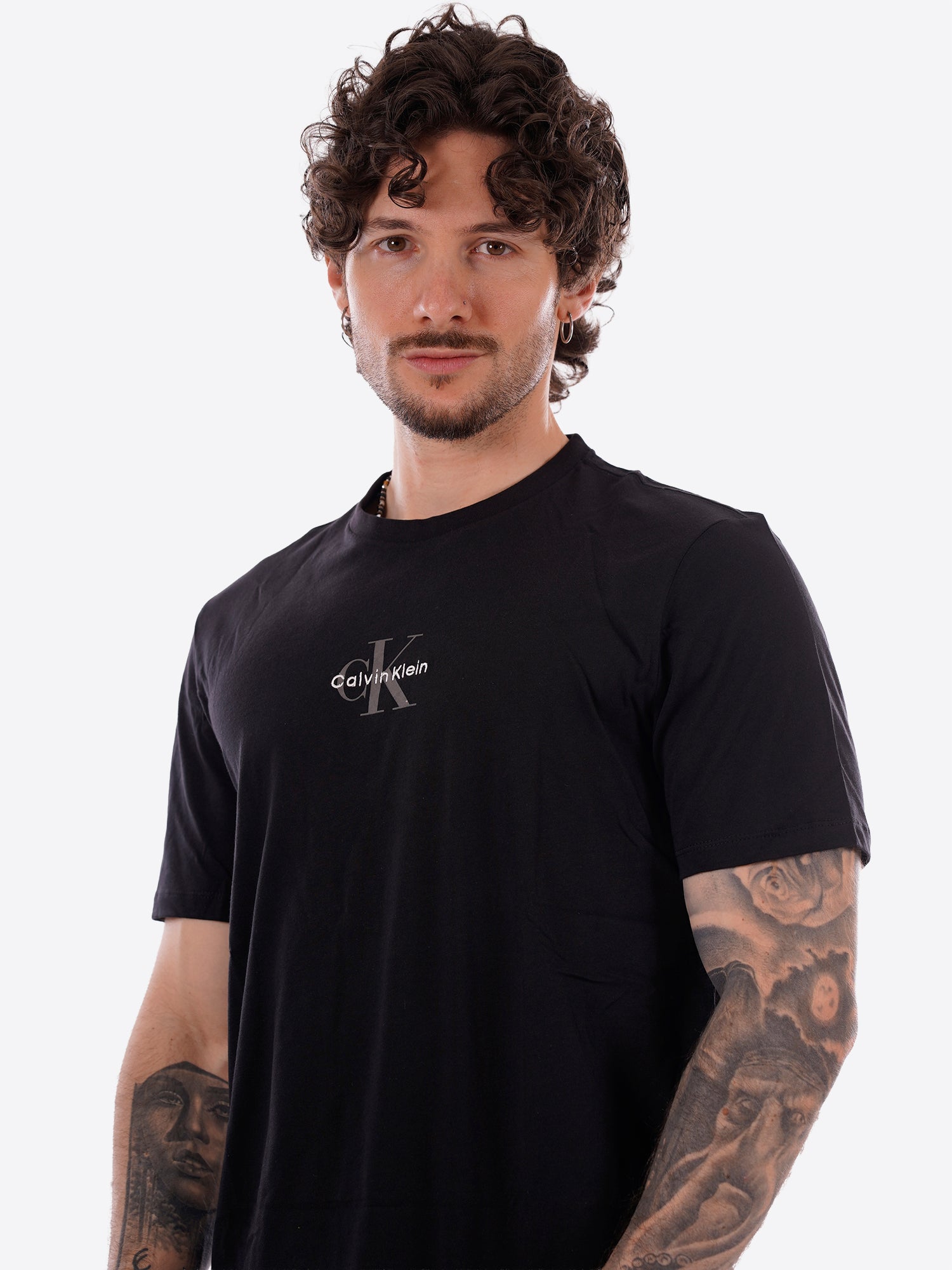 T-shirt CALVIN KLEIN da Uomo - nero LV04RB866GUB1