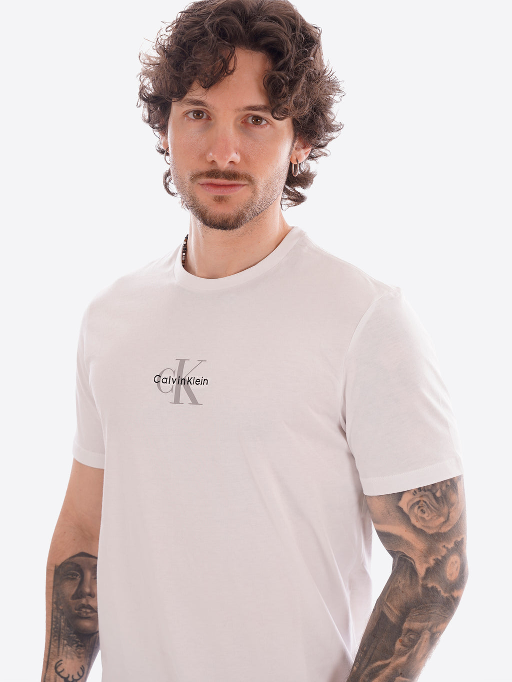 T-shirt CALVIN KLEIN da Uomo - bianco LV04RB866GYAF