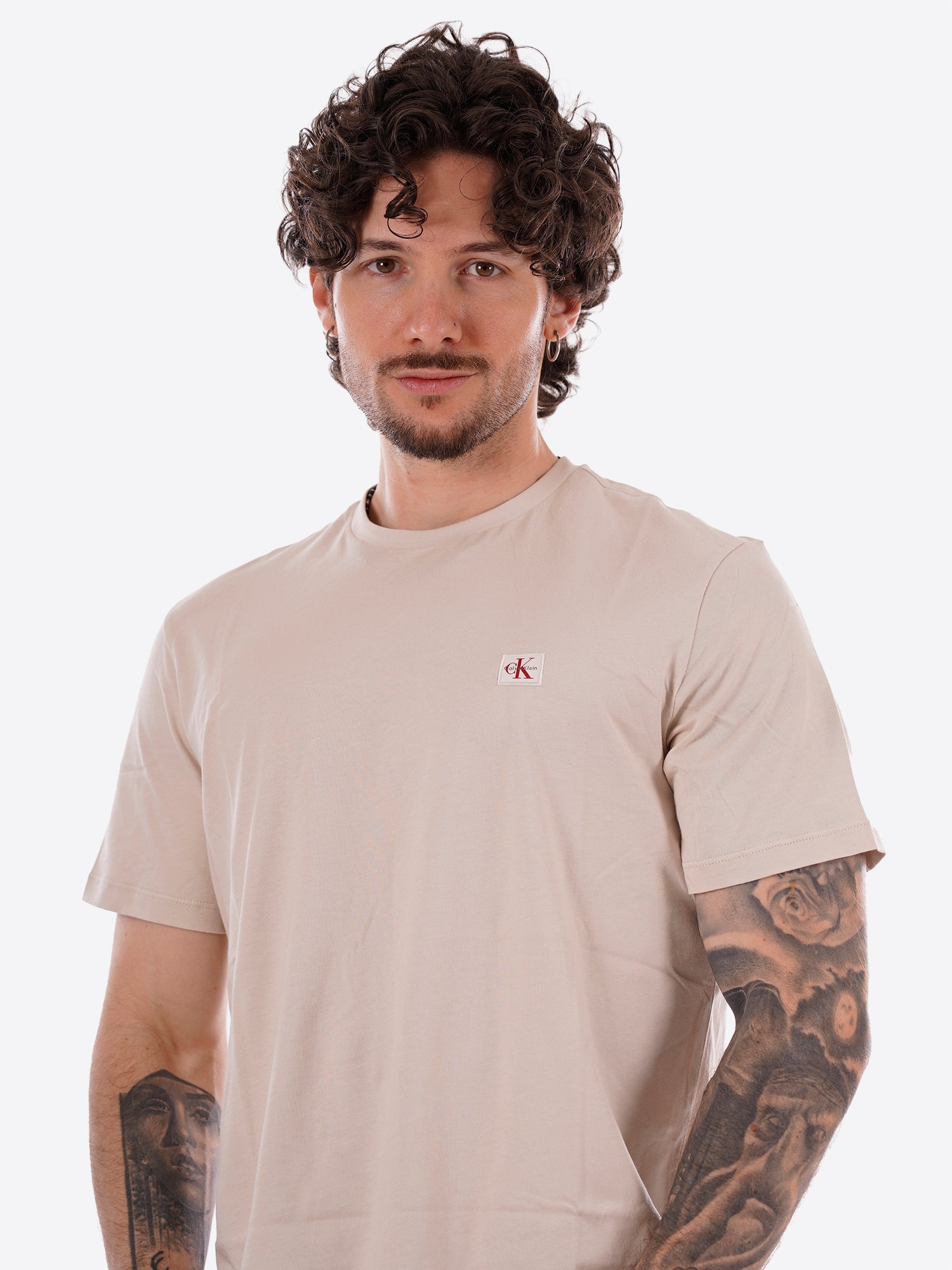 T-shirt CALVIN KLEIN da Uomo - beige LV04RC272G2JX