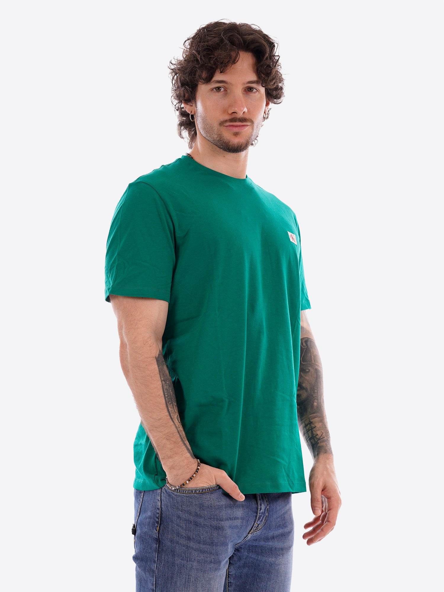 T-shirt CALVIN KLEIN da Uomo - verde LV04RC272GL4G