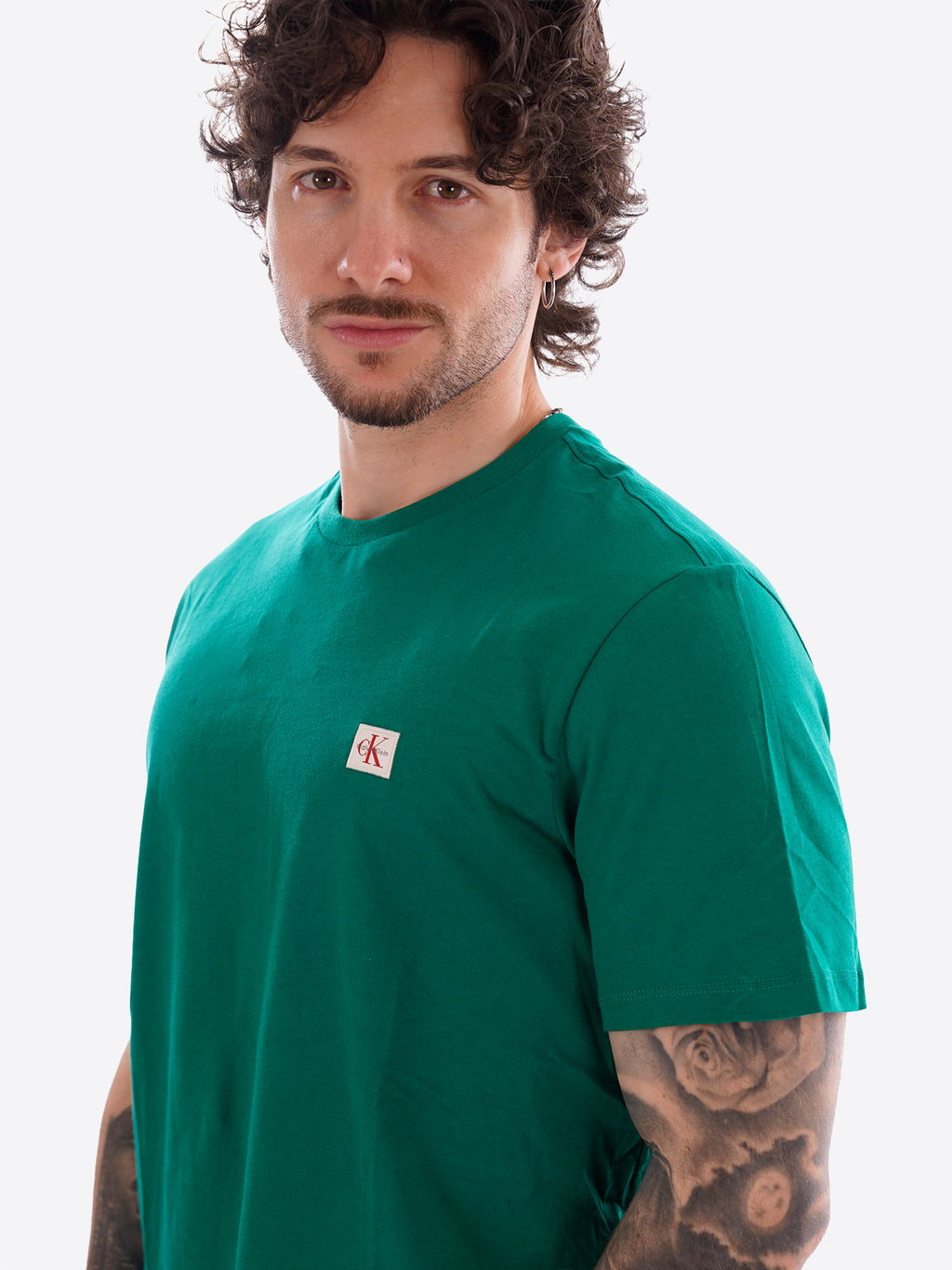 T-shirt CALVIN KLEIN da Uomo - verde LV04RC272GL4G
