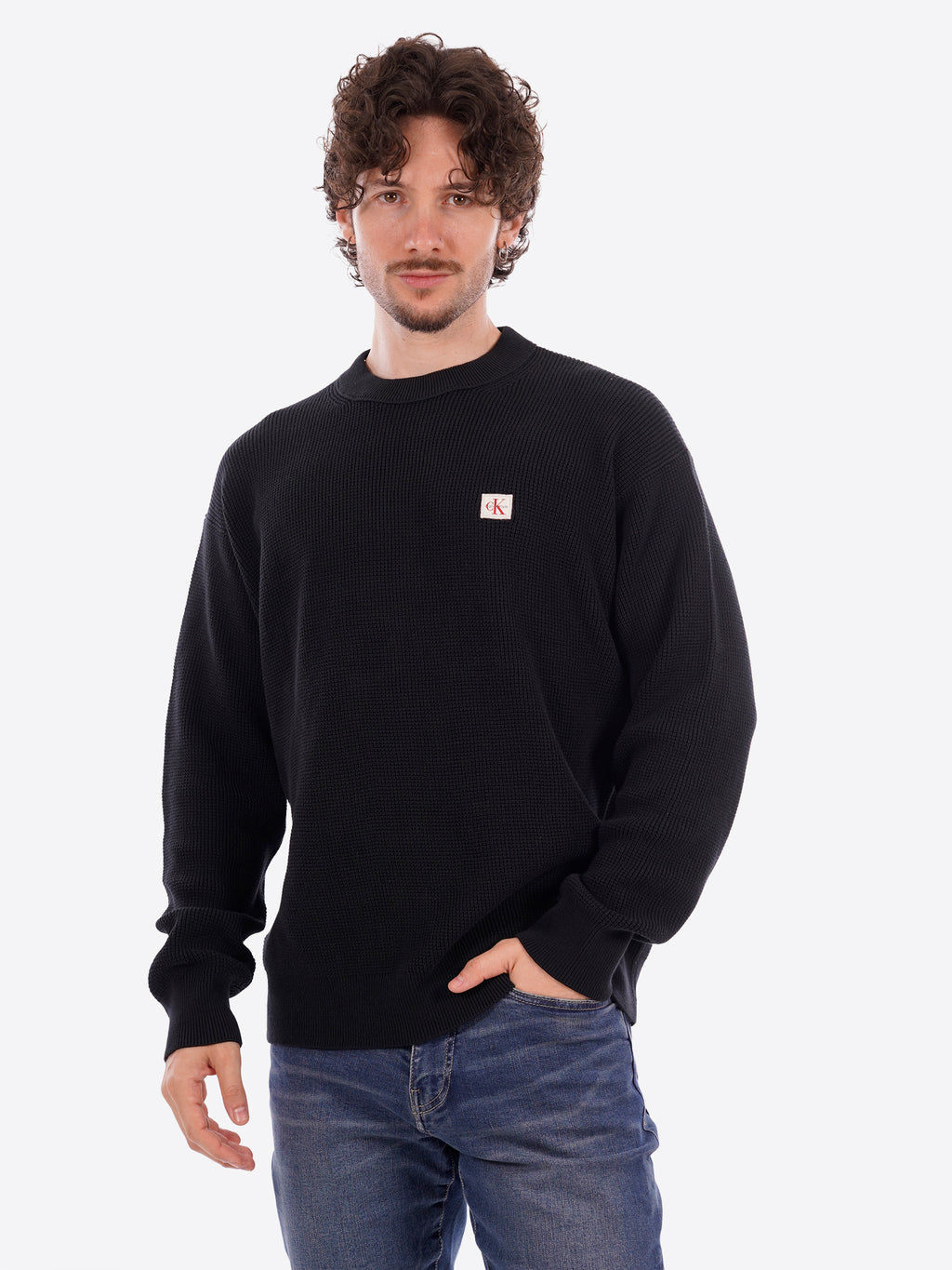Maglione CALVIN KLEIN da Uomo - nero LV04RD313GUB1